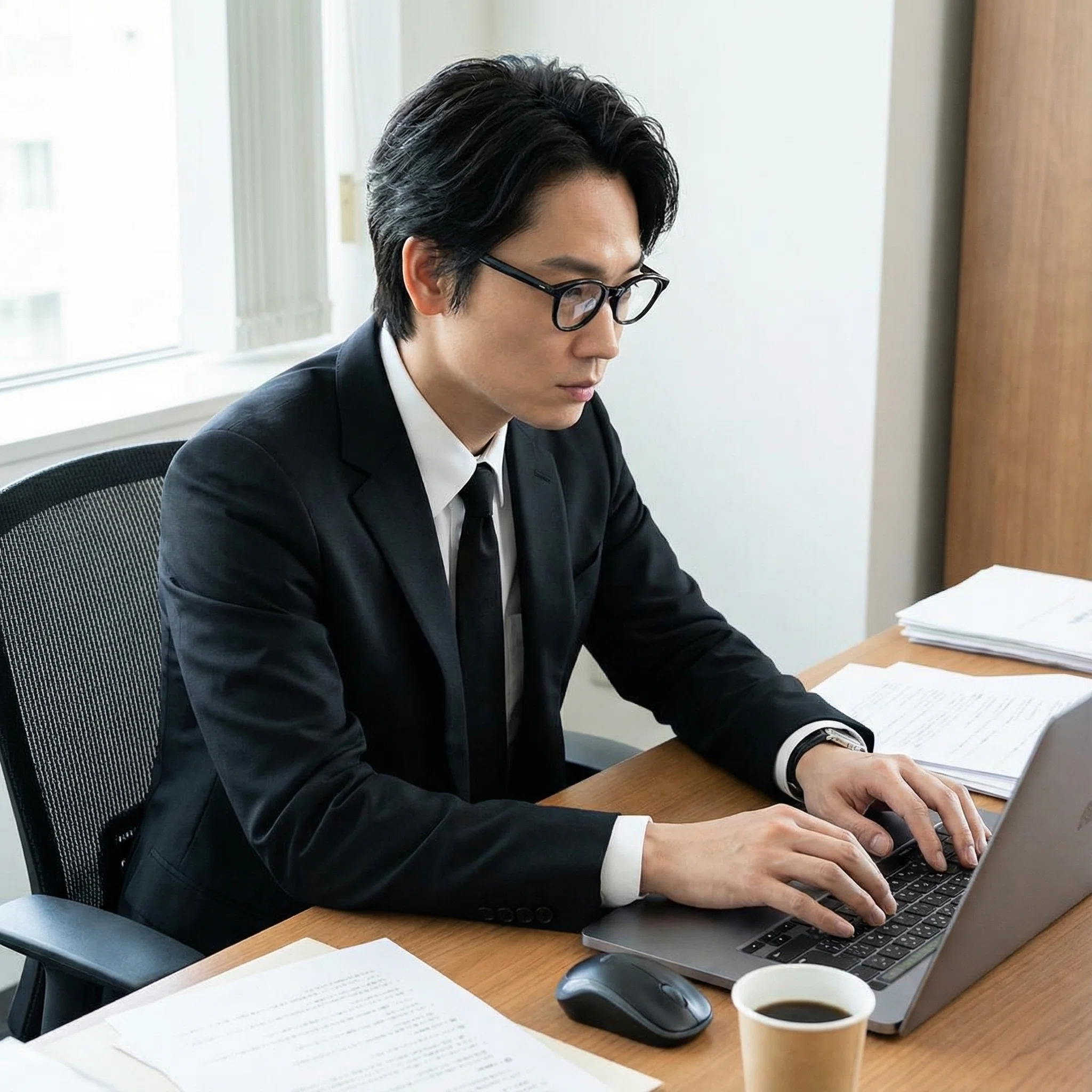 カッコイイ】綾野剛さん×名品メガネの着用イメージ15選｜大人ブランド