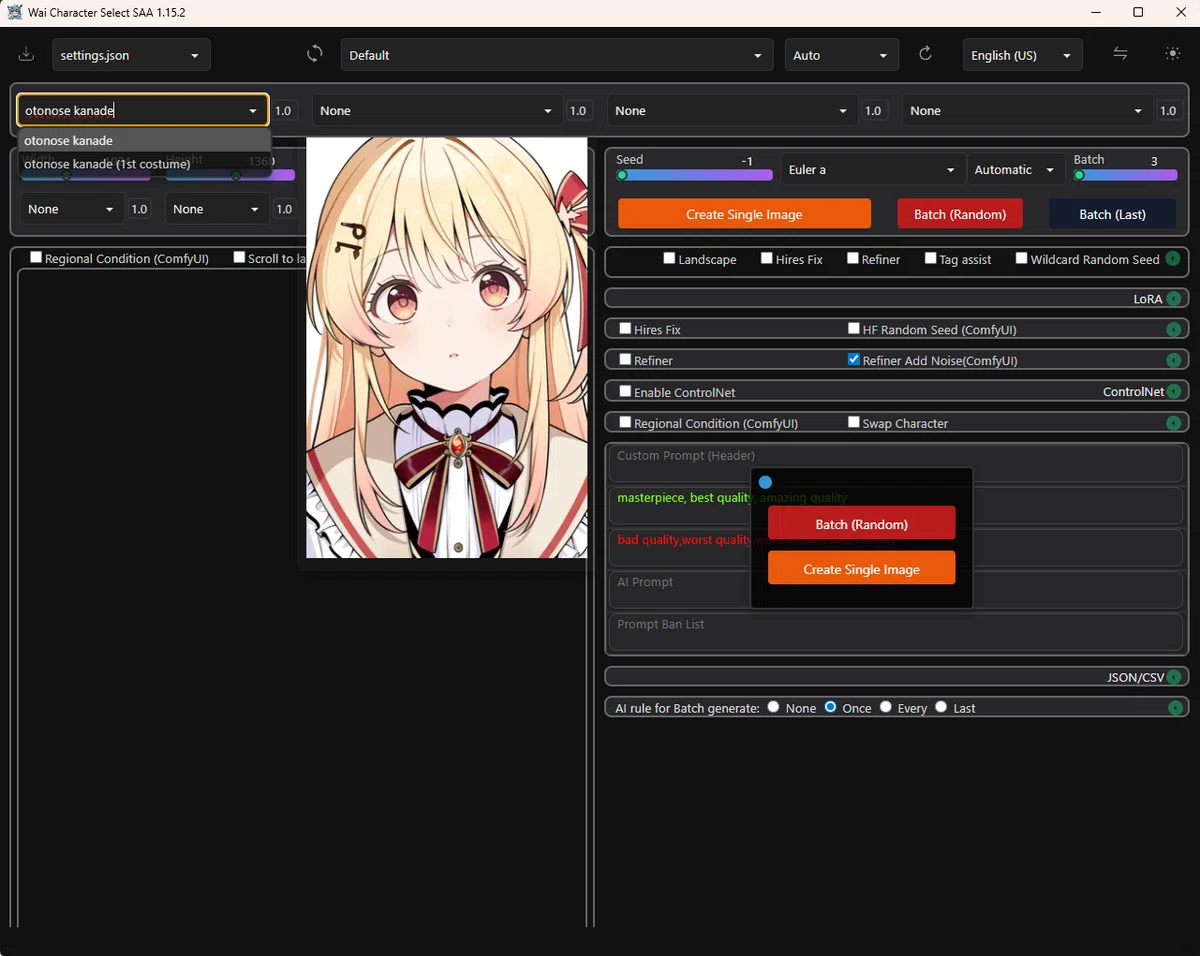 [AI Image Generation] Perfectly Recreate Vtubers! WAI illustrious × SAA ...
