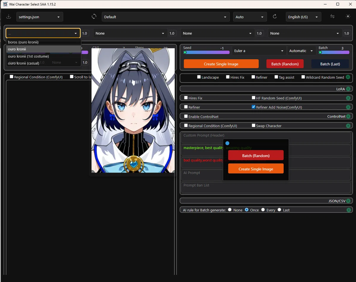 [AI Image Generation] Perfectly Recreate Vtubers! WAI illustrious × SAA ...