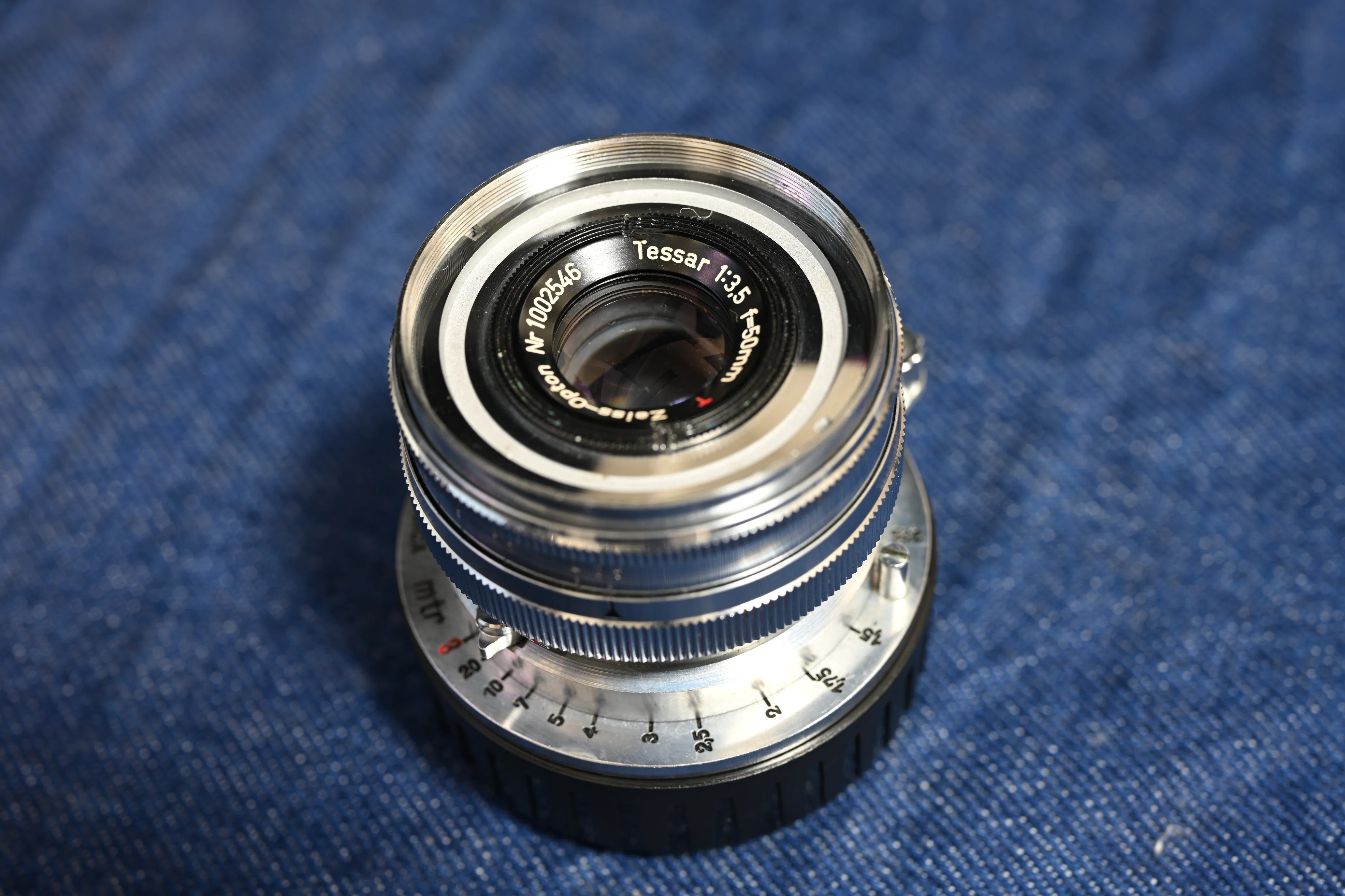 す*様 Tessar 5cm f2.8 テッサー 50mm ニッケル 沈胴 コン 【公式通販】