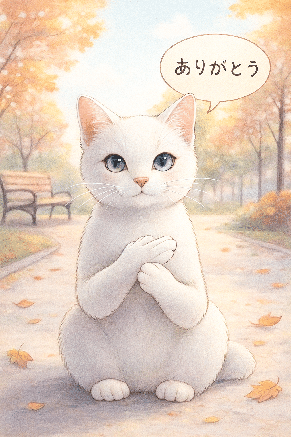 手話×AIラボ5ーDALL·Eで「手話をする猫のイラスト」を作ってみた｜yume