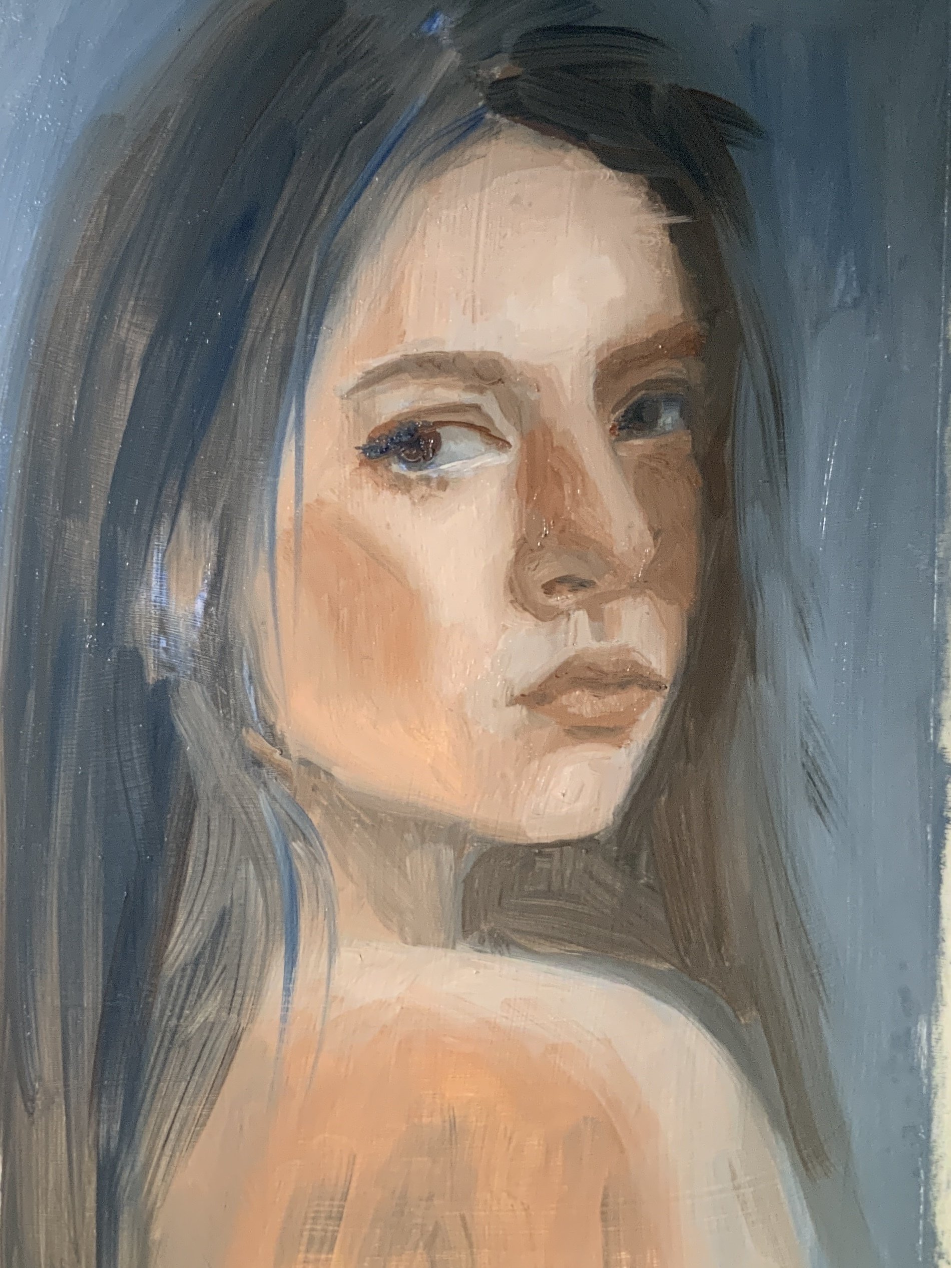 油絵 no.30 三色で描く｜なお