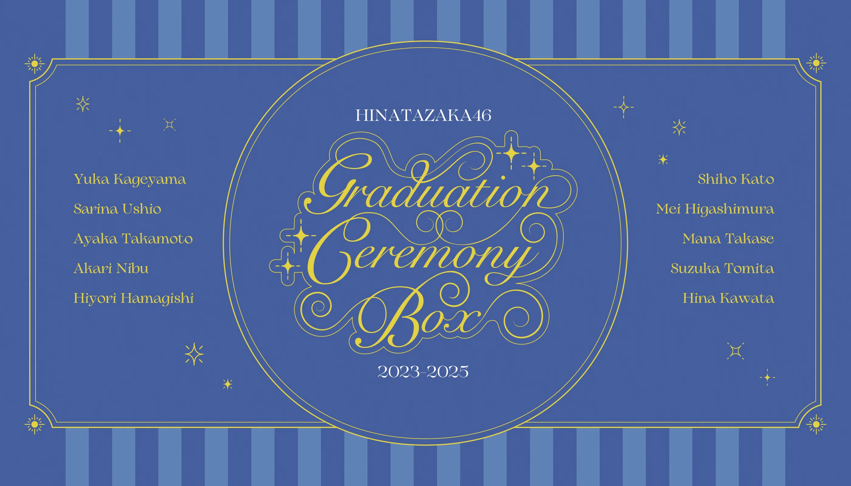 เปิดจอง LIVE Blu-ray『HINATAZAKA46 GRADUATION CEREMONY BOX 2023