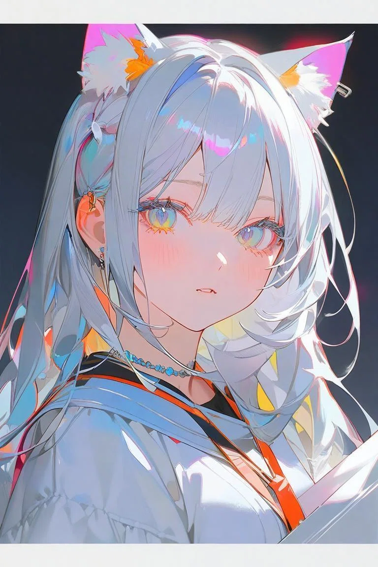銀髪ケモ耳ちゃん(*≧з≦)大好きぃ～💕｜赤虎鉄馬