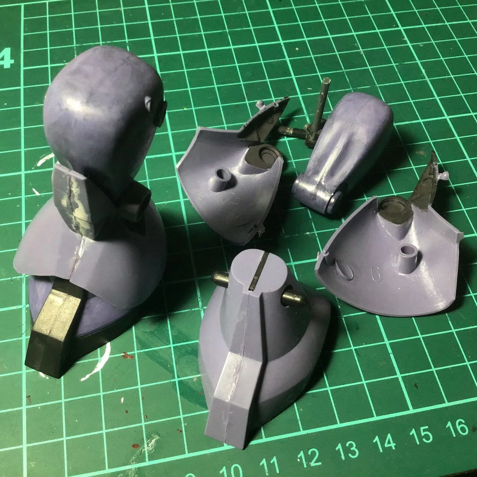 ガンプラ】旧キット1/144リックドムに挑戦中｜koakisan