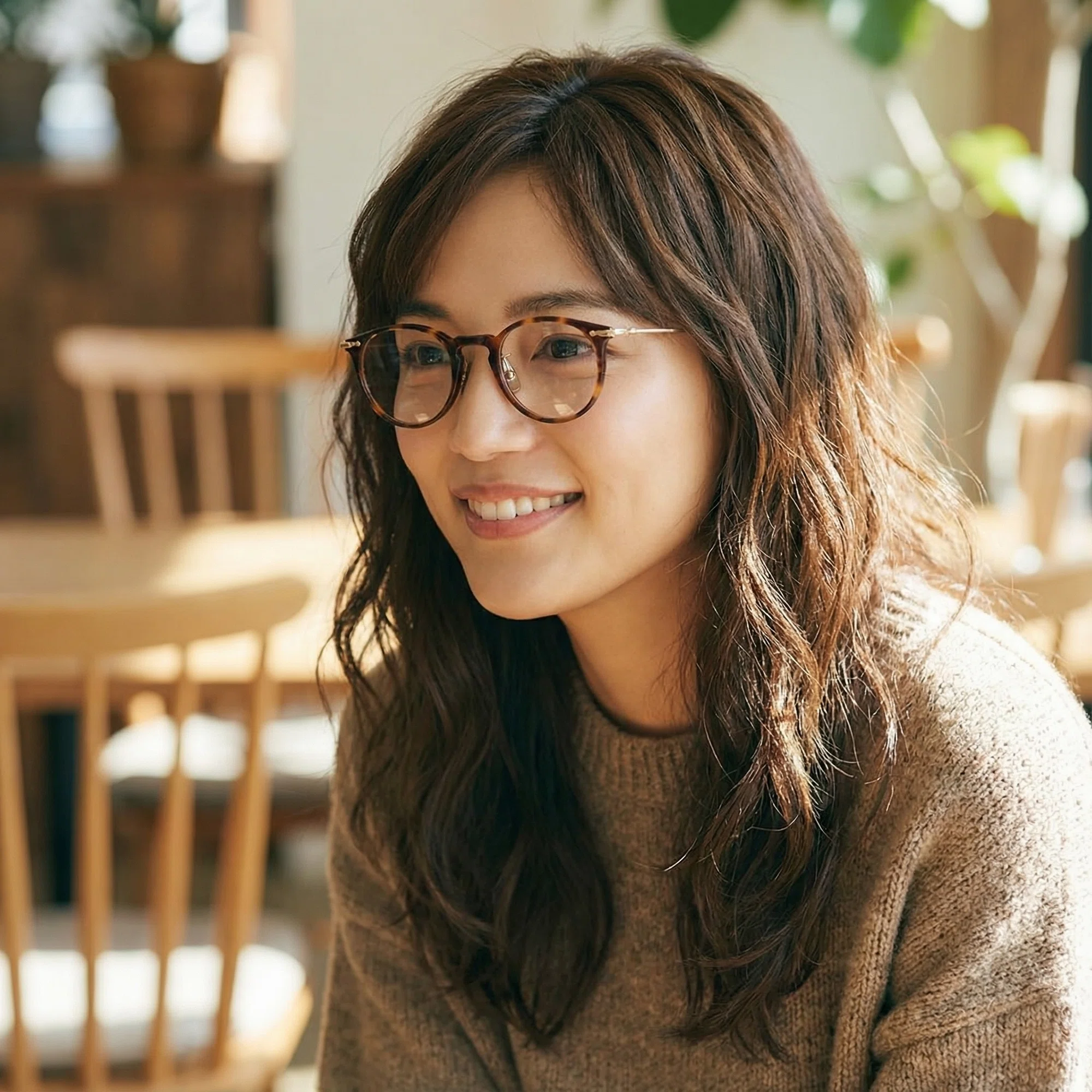 川口春奈さん×名品メガネの着用イメージ15選！｜大人ブランド 