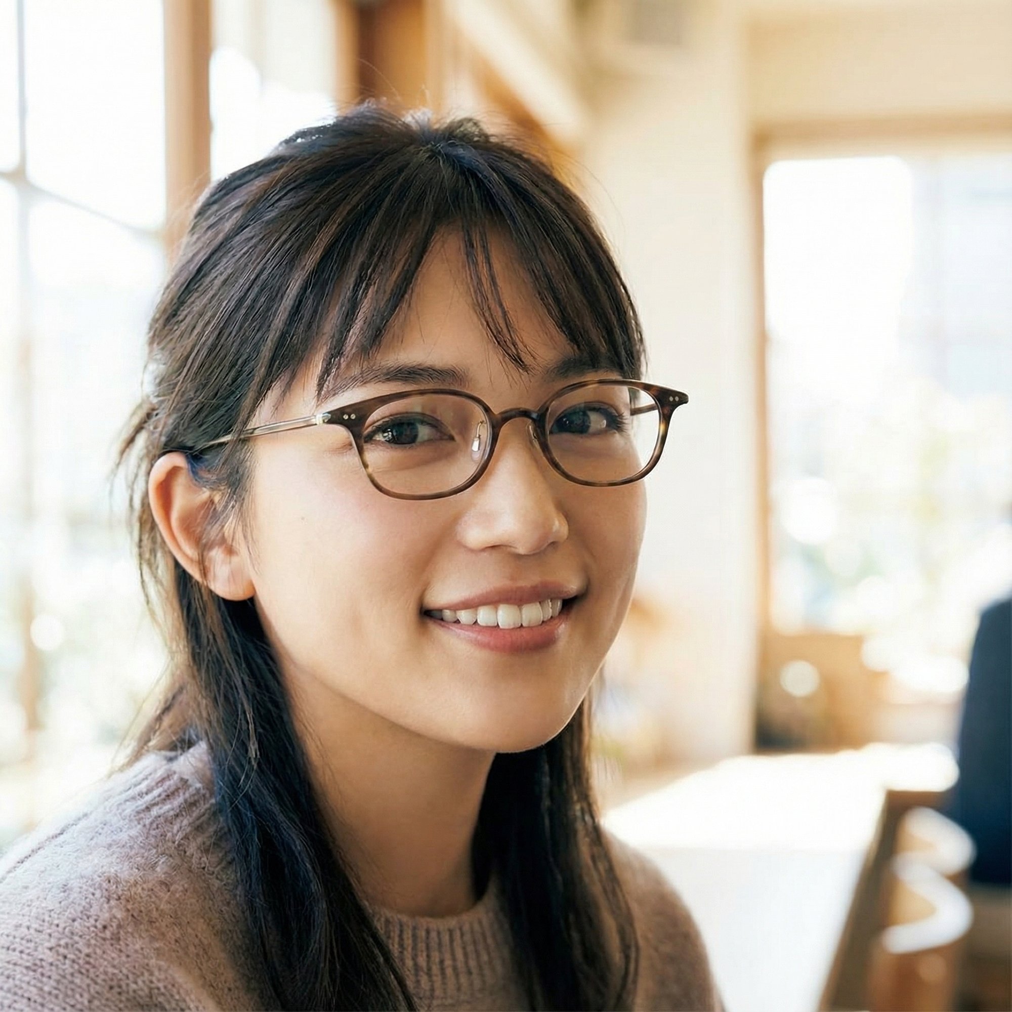 川口春奈さん×名品メガネの着用イメージ15選！｜大人ブランド by レディースMe