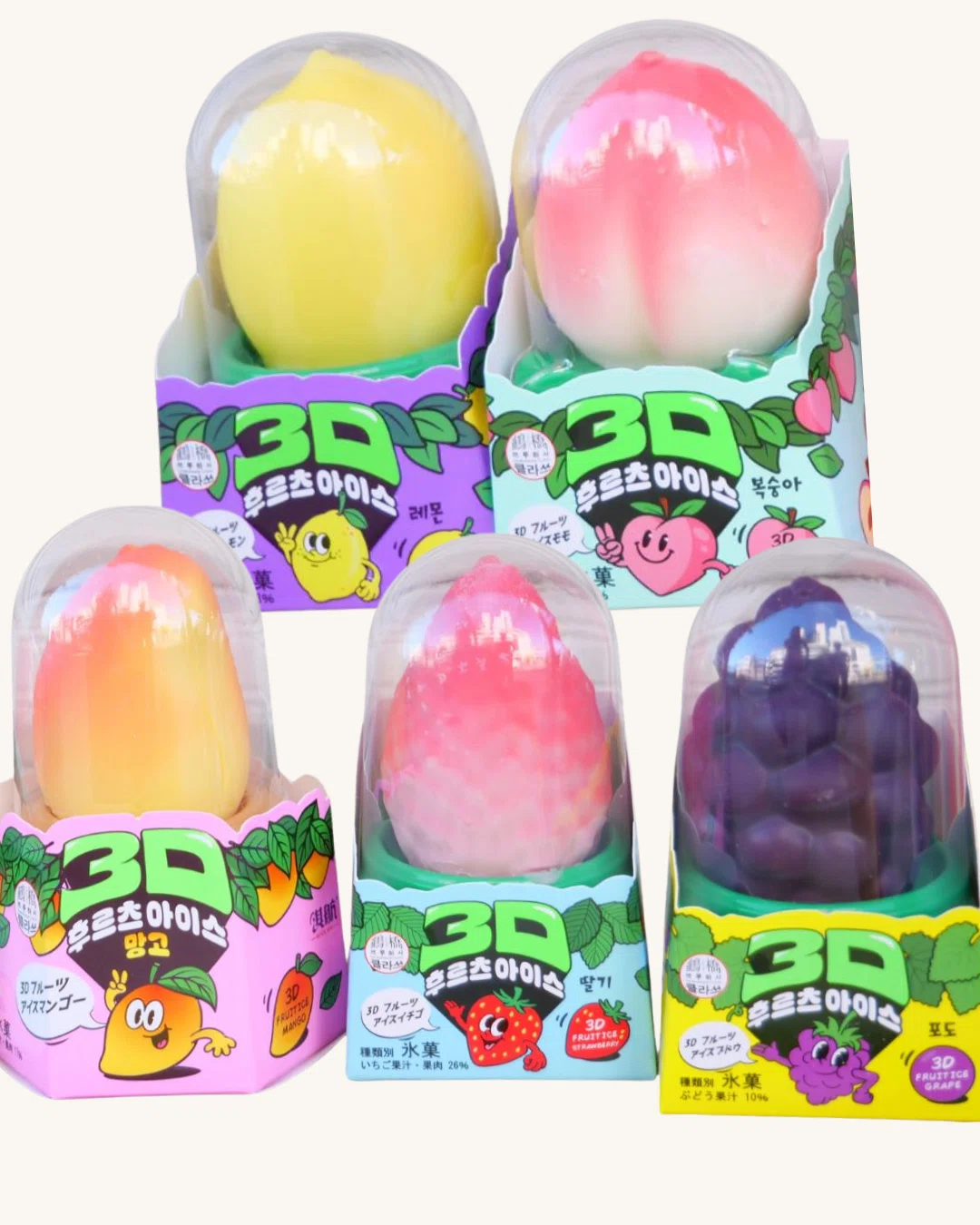 [First Time in Japan] I tried the trending 3D fruit ice cream! On sale ...
