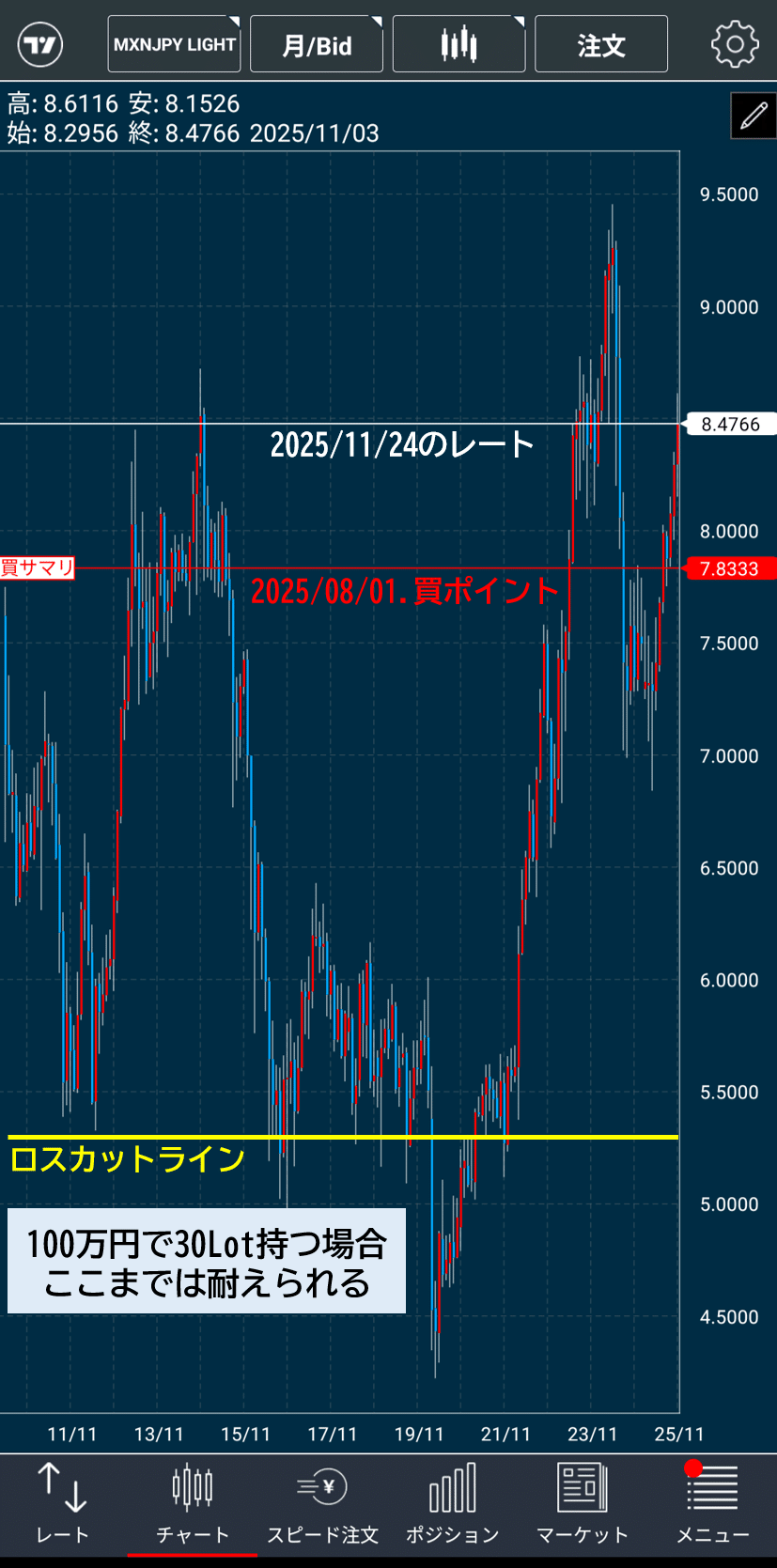 実績公開】資金100万円でメキシコペソ円でのスワップ生活を試みた結果｜しらたま＠FX