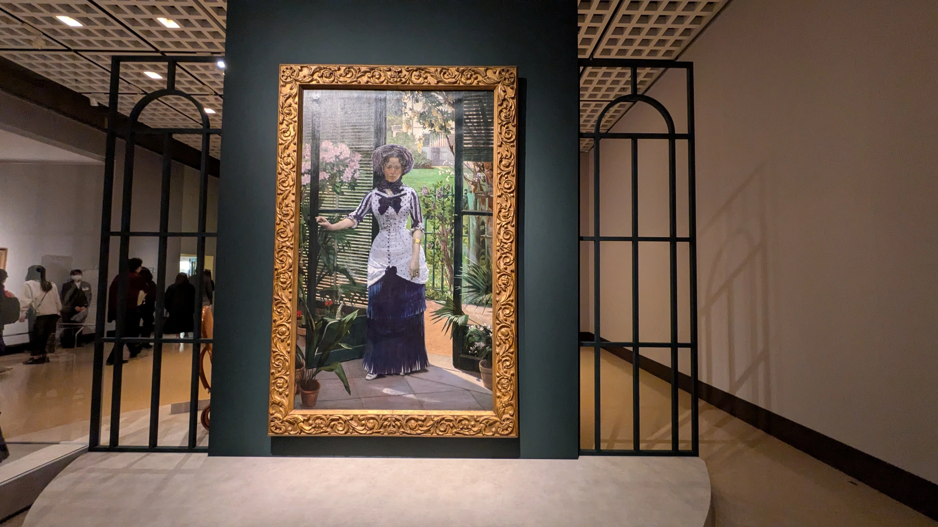 鉢にいけられたバラ　ミニ複製画　オルセー美術館 オルセー美術館所蔵 印象派―室内をめぐる物語」@国立西洋美術館