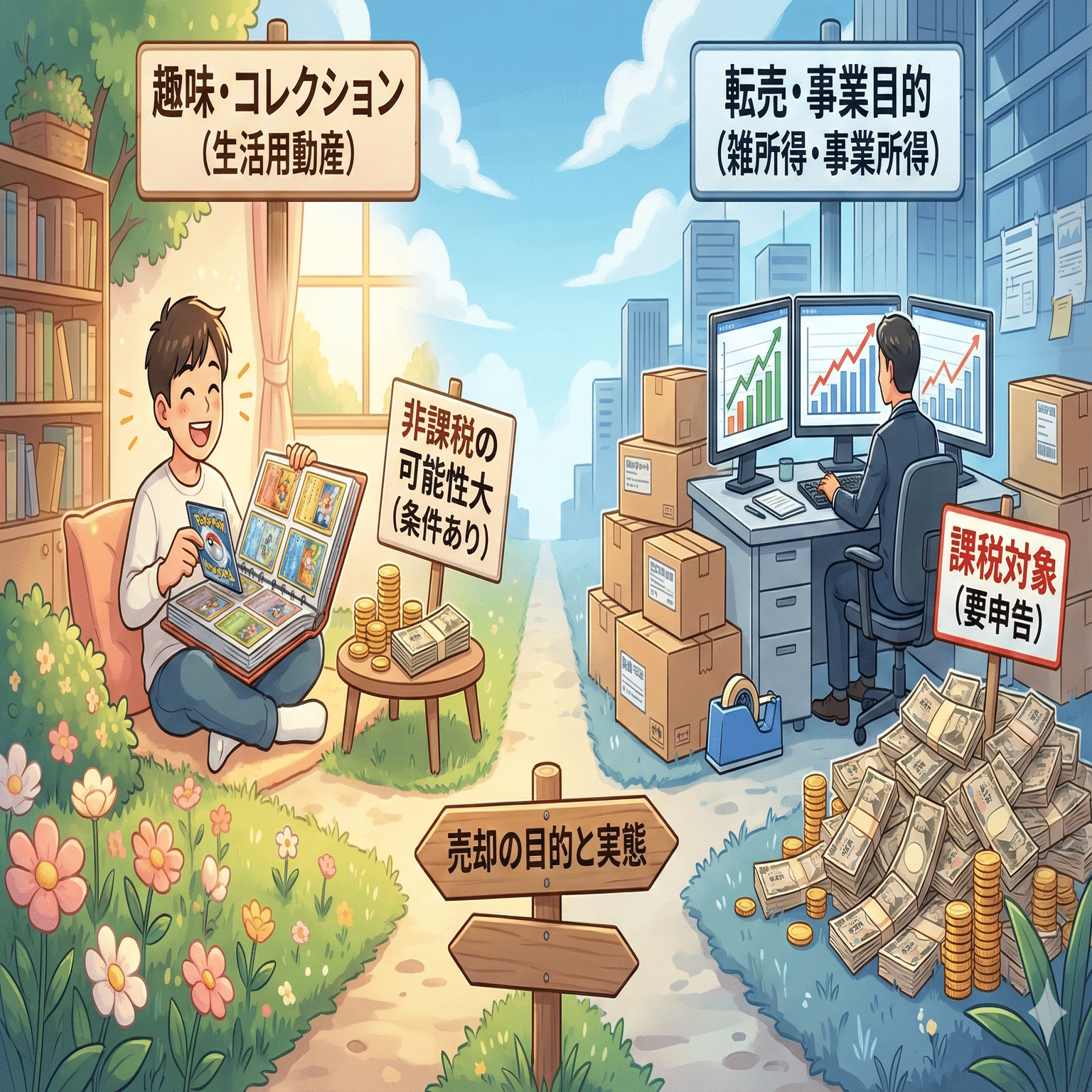 トレカを売って利益が出たら確定申告が必要？【税理士が金額別・目的別に徹底解説】 ポケカ勢必見｜トレTAX＠トレカ税理士