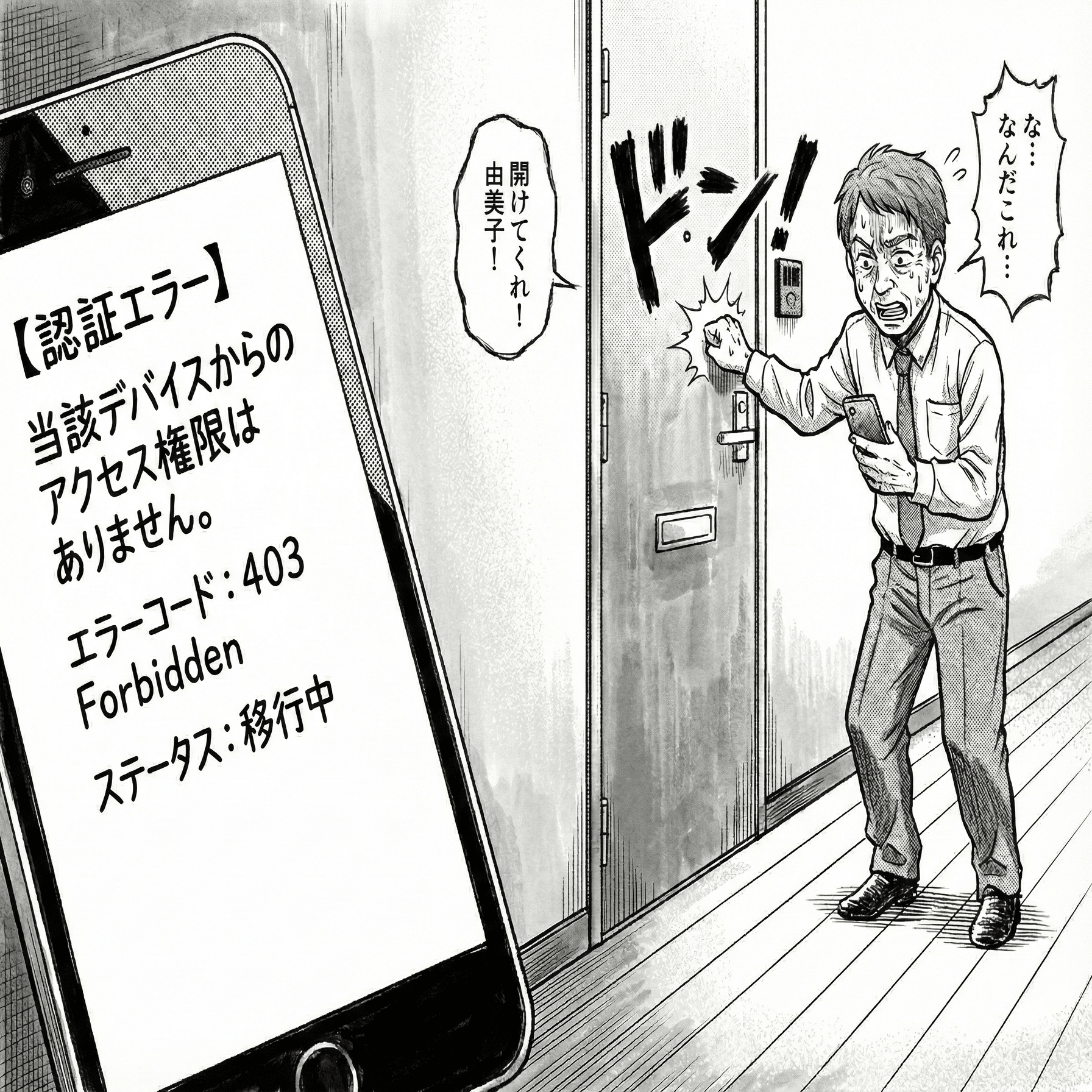 403:マイホーム第1話「アクセス拒否」｜iggygarixon