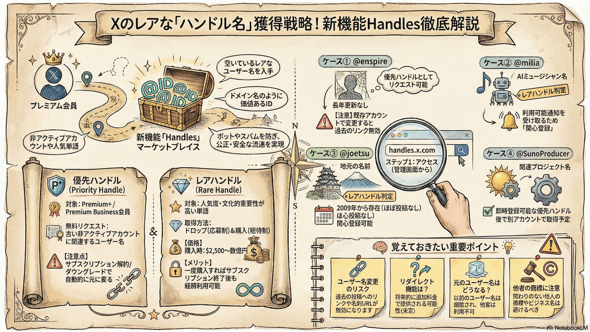 Xの@ユーザー名を無料・有料で取得できるHandle Marketplace｜(新潟県
