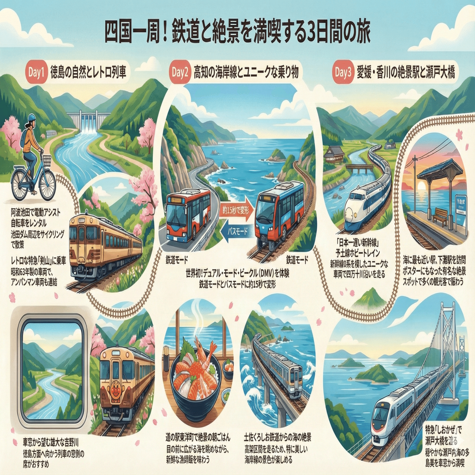 鉄道の旅 中国・四国 中国・四国地方の列車 観光列車・ローカル列車の旅｜国内旅行 ツアー