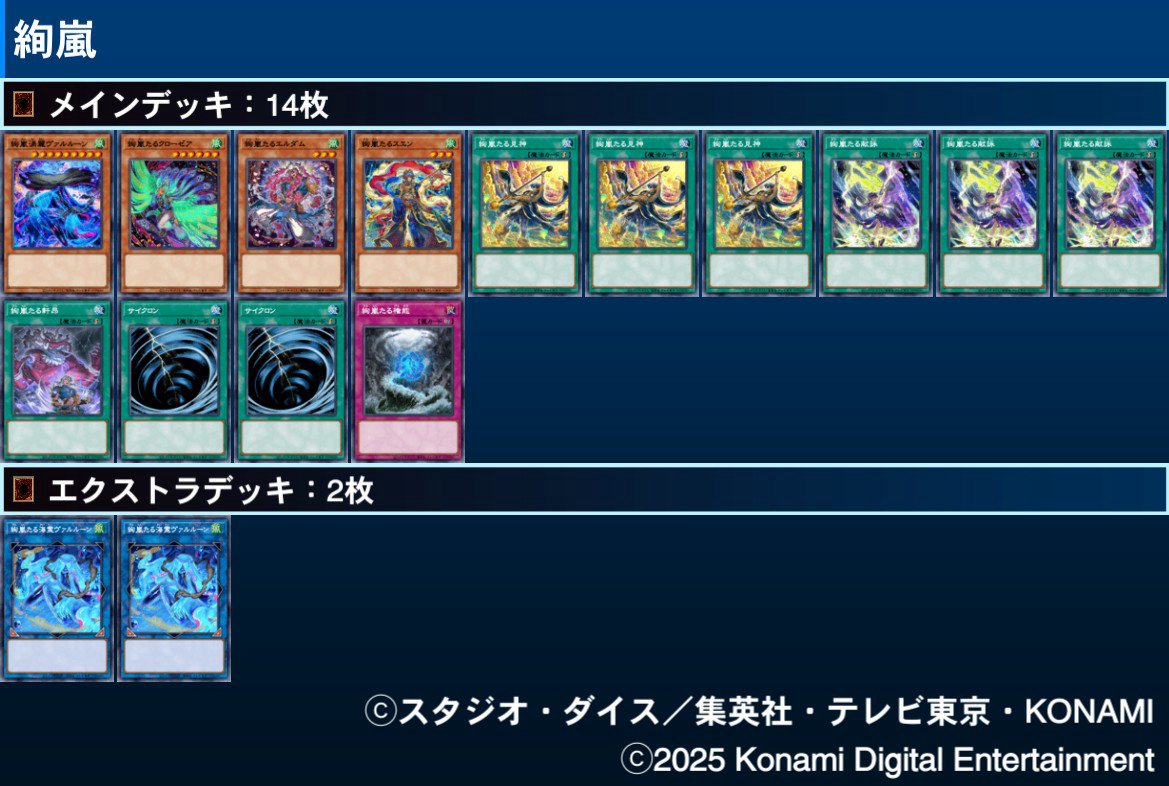 絢嵐デッキ＋デッキパーツ デッキ紹介】豪火絢爛｜para