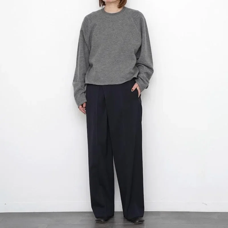 YLEVE】新感覚ニットULTRAFINE MERINO MILLED WOOL KN P/O｜THIRTY