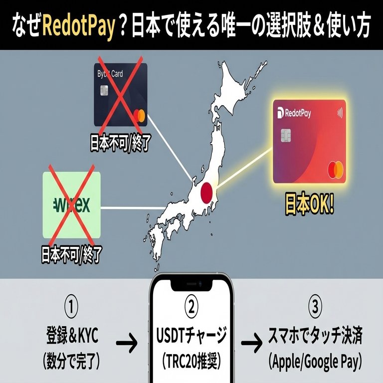 RedotPayは詐欺なの？徹底調査で分かった仕組みから安全性まで｜日本で使える暗号資産カード｜Takahiro Sakashita