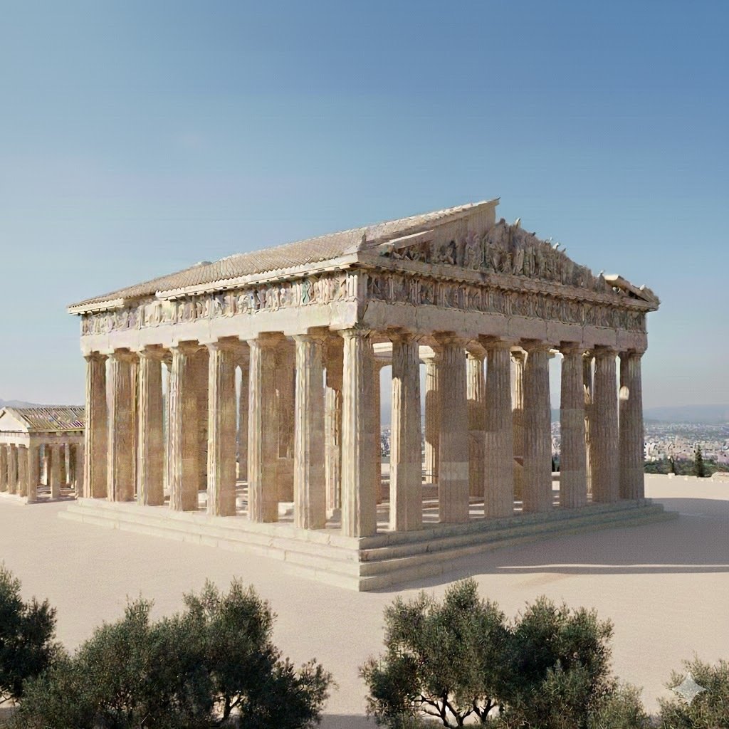 世界遺産 パルテノン神殿 AI生成で復元｜Kensuke Mori