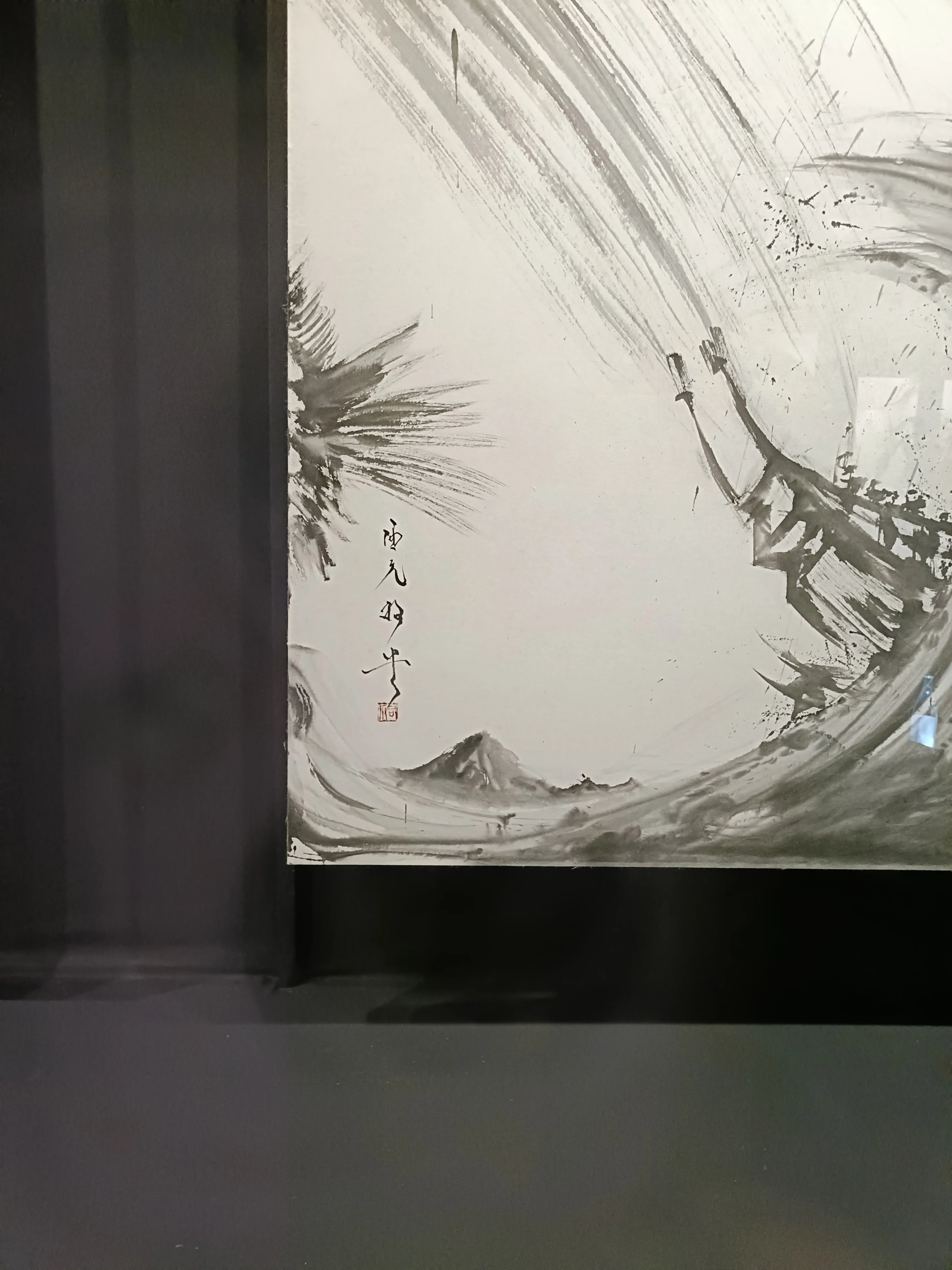 「誰が見ても凄い絵」 最高に最高すぎた…！豊川稲荷で見た、西元祐貴さんの“圧巻の墨絵