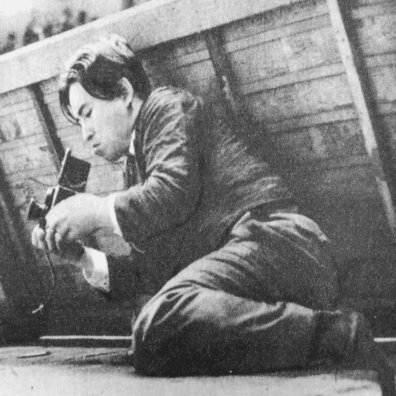 土門拳（DOMON Ken）】─写真、ゼラチンシルバープリント、アルミ板に