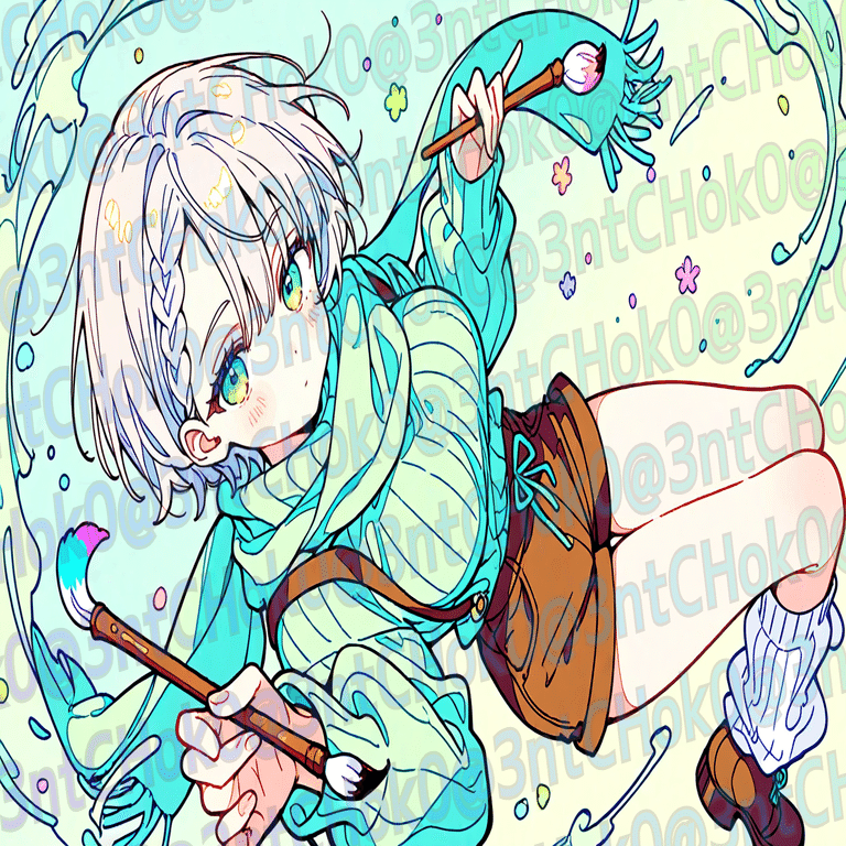 チョコミントモチーフの服装に関する呪文・プロンプト《2025/1/6更新