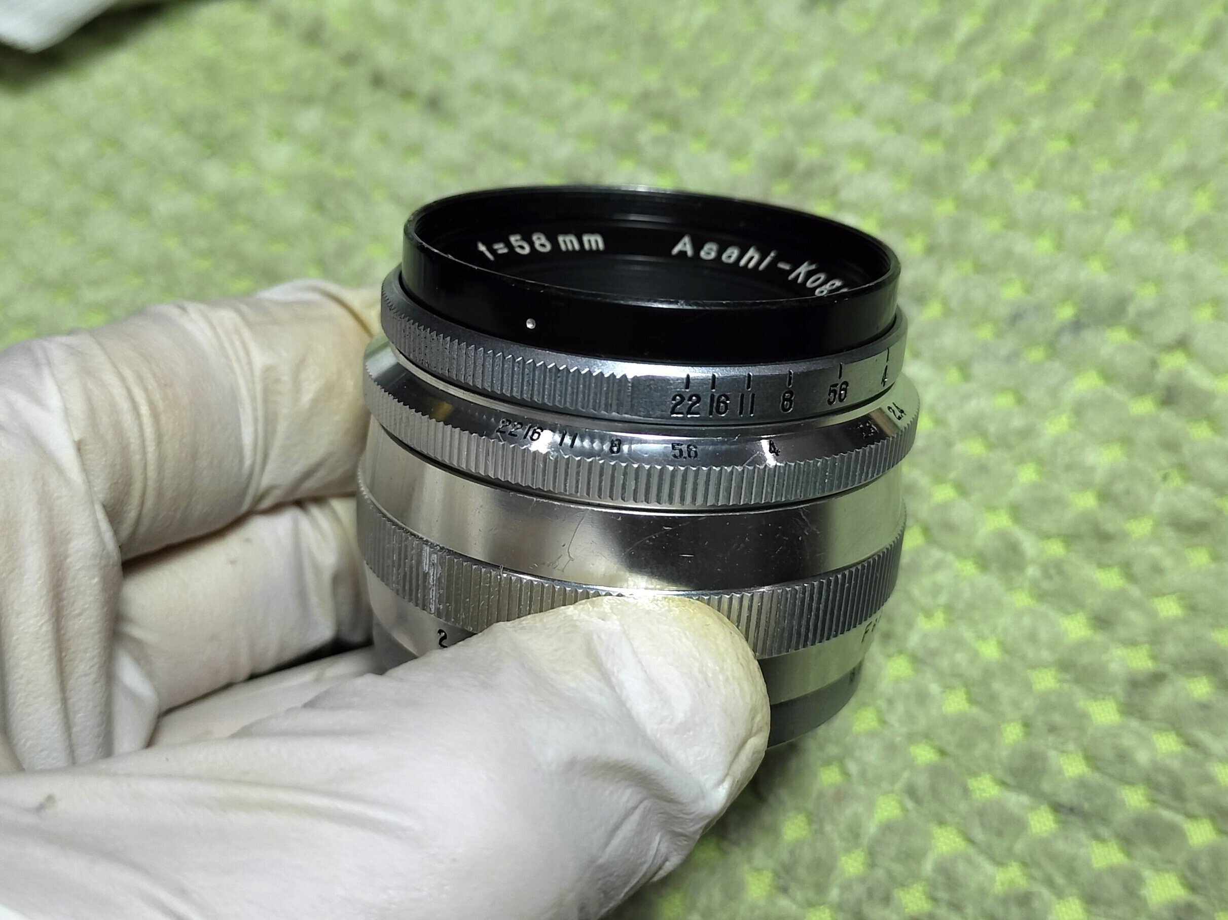 Pentax Takumar 58mm F/2.4 M37の分解｜フィルムカメラ修理のアクアカメラ