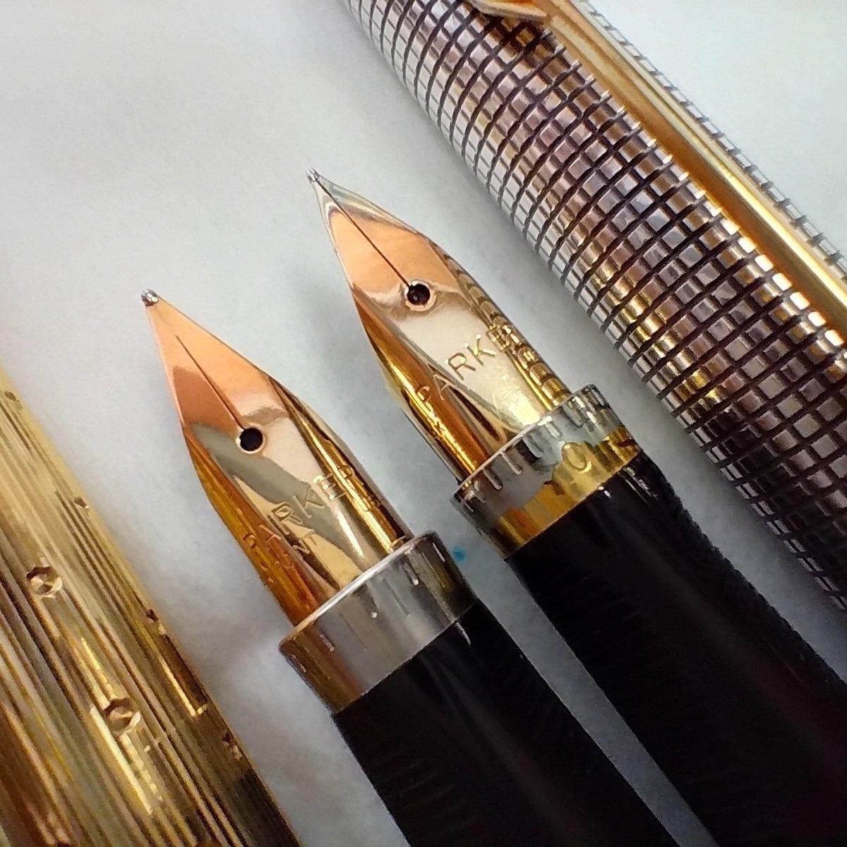 パーカー75シズレ万年筆と45フライターボールペン（11月26日はペンの日