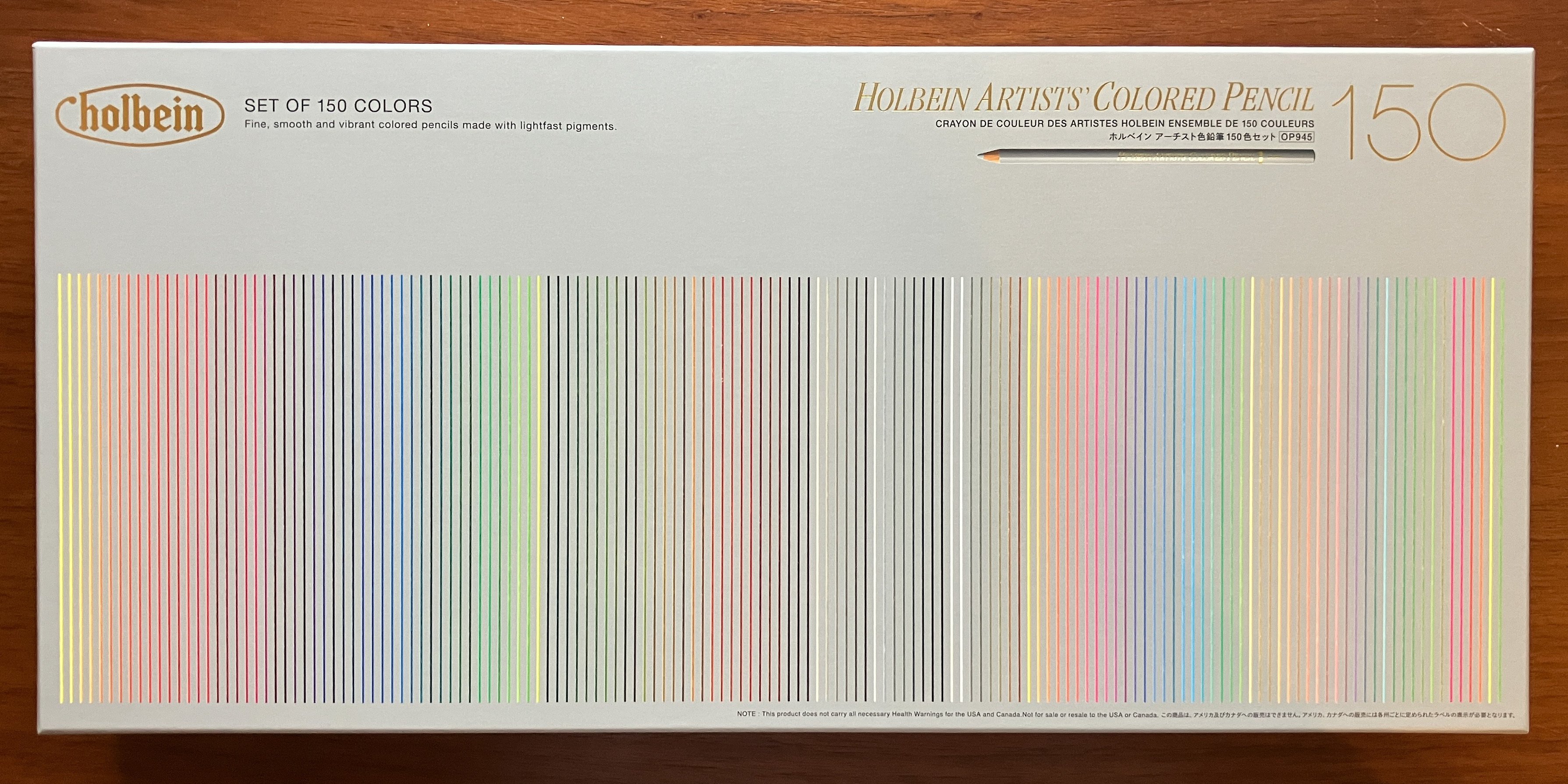 ホルベイン アーチスト色鉛筆150色｜ポキポキ