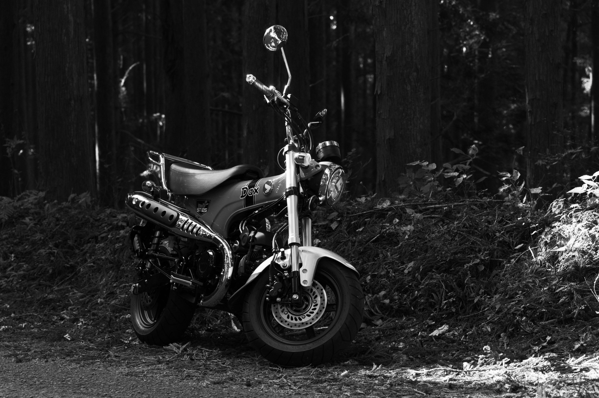 写真／バイク】モノクロ現像にしたツーリングの写真｜tmk 39r