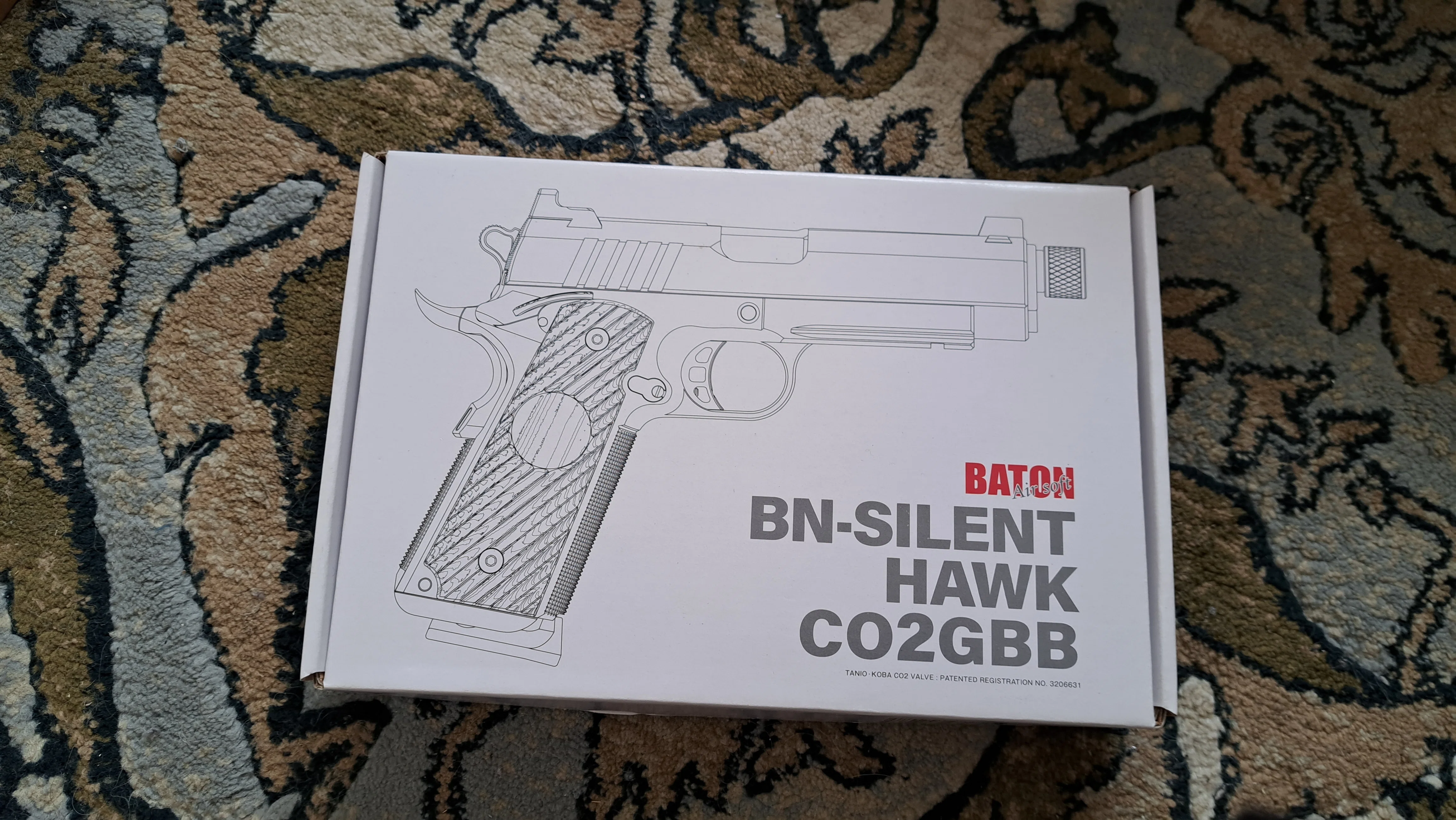 BATON BN-SILENT HAWK CO2GBB レビュー NIGHTHAWK サイレントホーク｜郭公