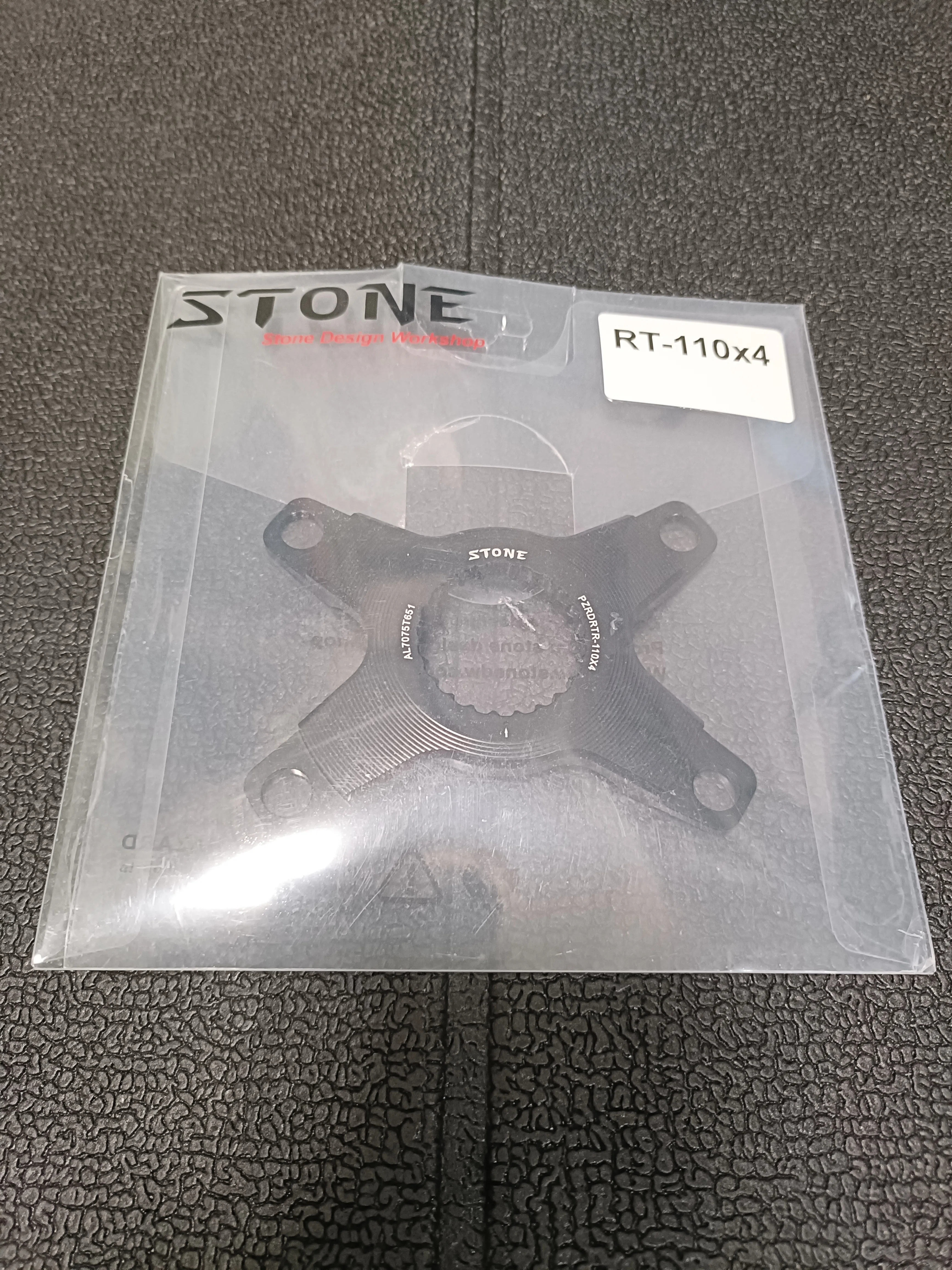 STONEのスパイダーアームを使ってROTORクランクにシマノチェーンリング
