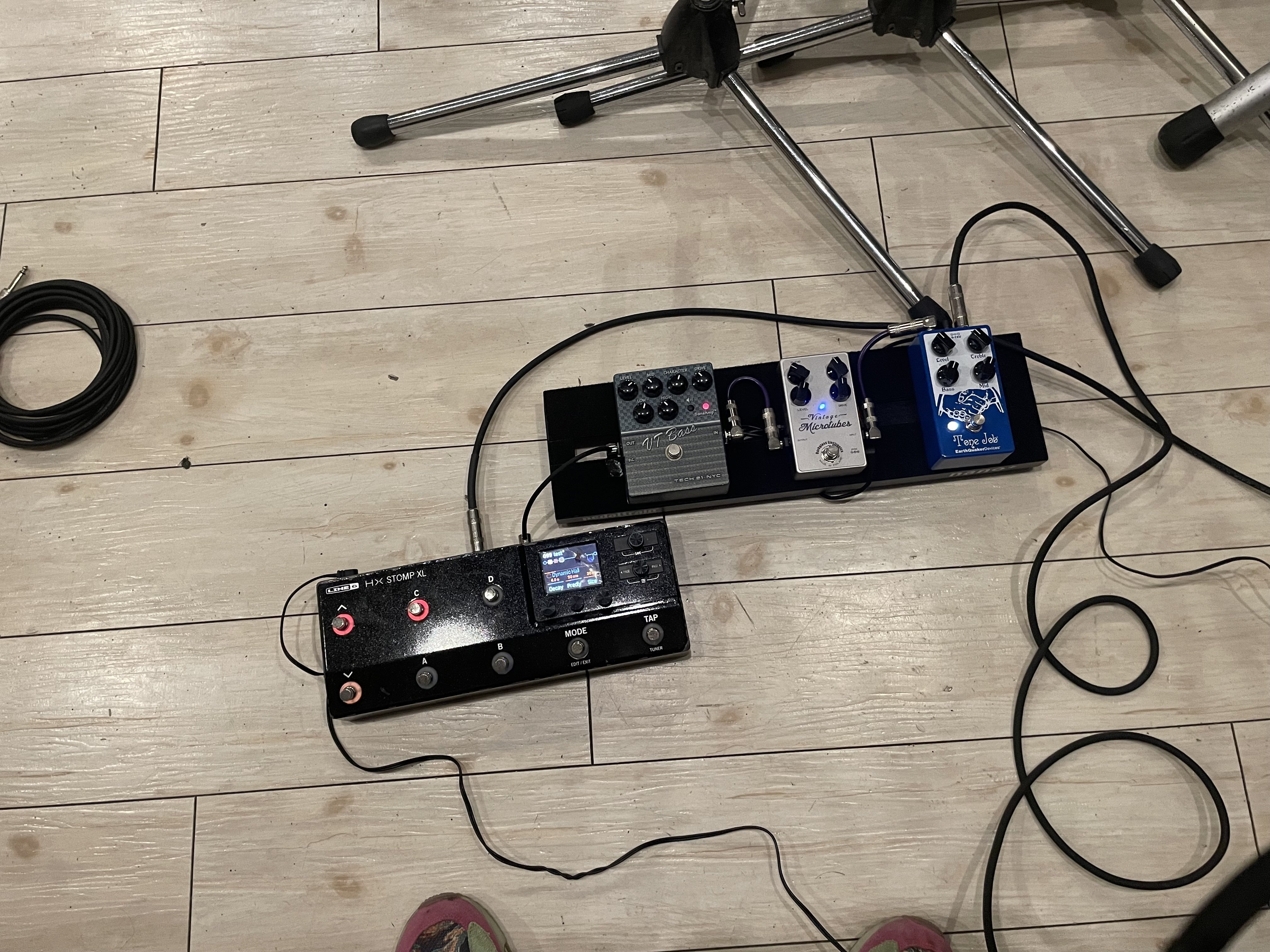 エフェクターボードを組んだぞ〜！｜うえだ