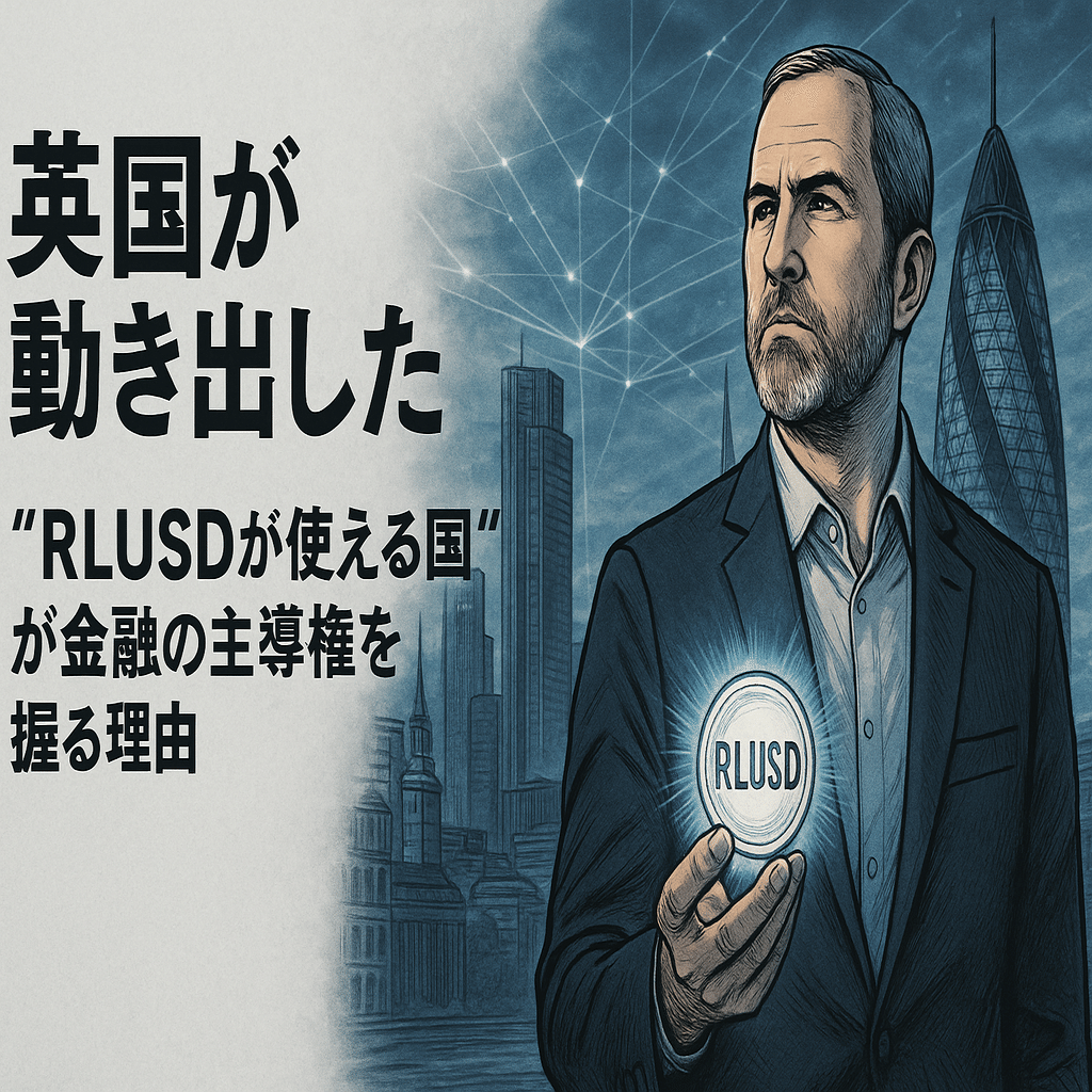 英国が動き出した──“RLUSDが使える国”が金融の主導権を握る理由｜光本貴一｜XRP / Ripple