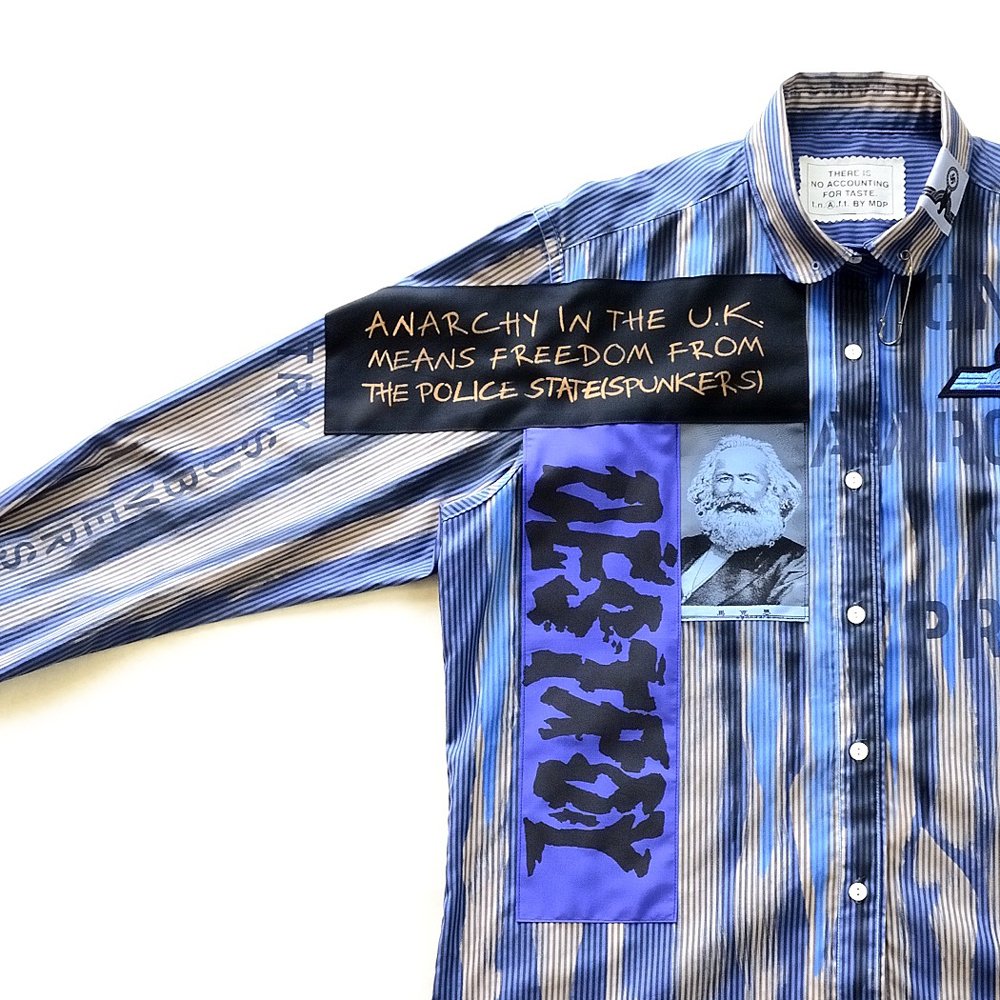 アナーキーシャツ043：胸に止まる青い鷲。｜t.n.A.f.t.