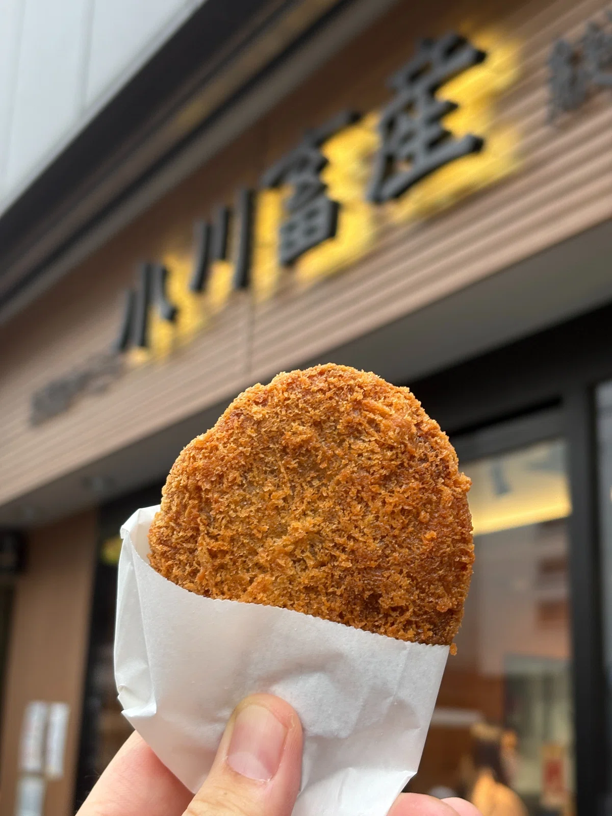 サンド伊達さんご来店!BS-TBS『サンド伊達のコロッケあがってます』小川畜産総本店ロケ当日の舞台裏-小川畜産総本店の「国産牛メンチカツ」