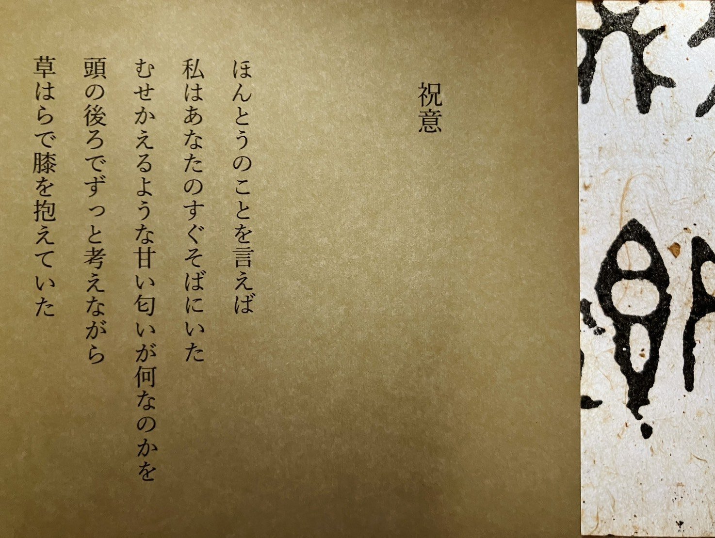 詩間」をひらく螺旋書簡 vol.7 : 20251127｜Yangjah