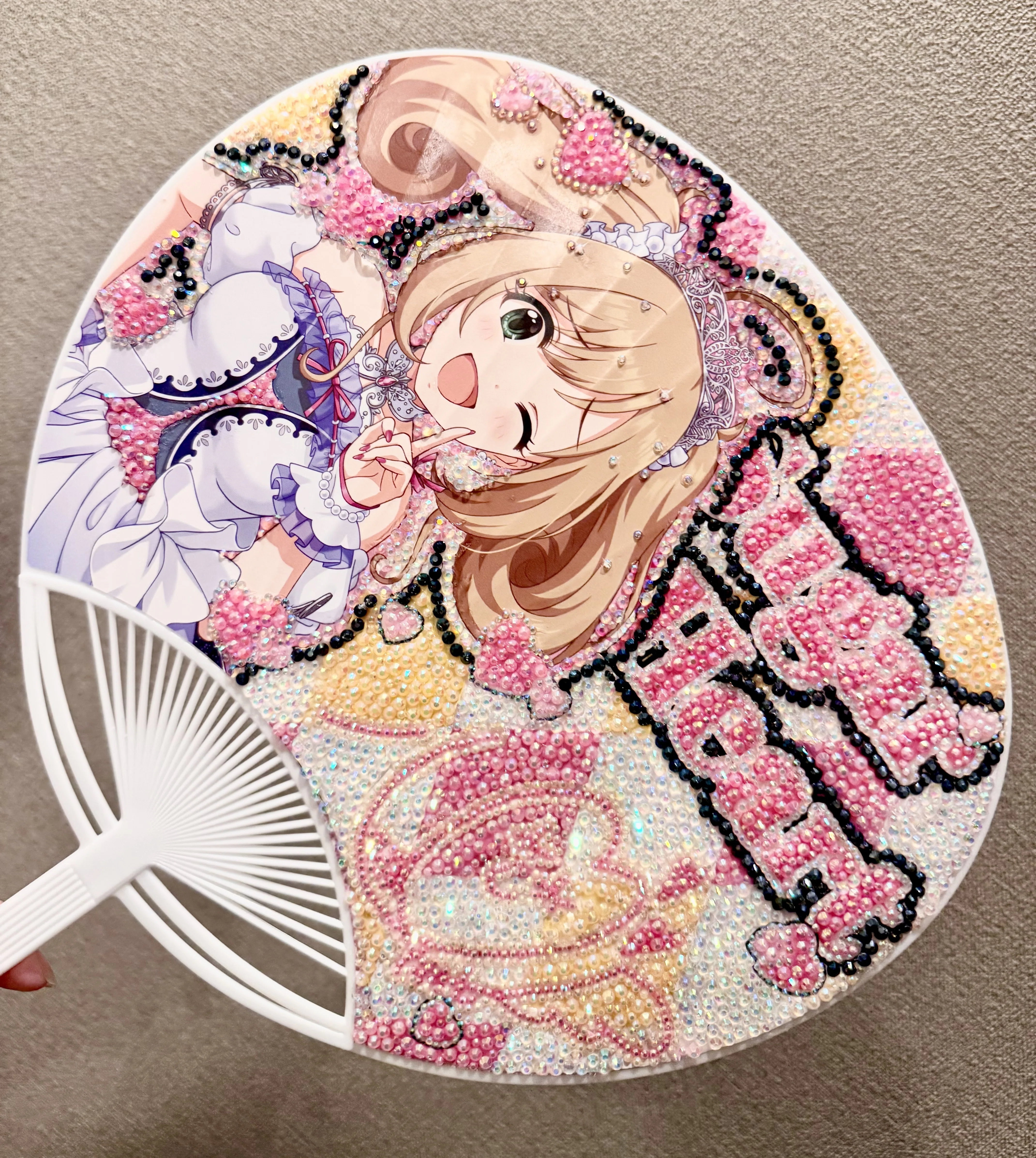 ミルキーストーン ラインストーン 高分子ストーン デコうちわ 推し色 