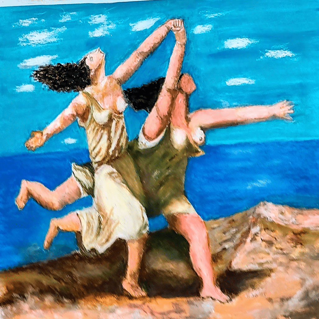 絵画ミニミニミステリー 第138回「パブロ・ピカソ『海辺を走る二人