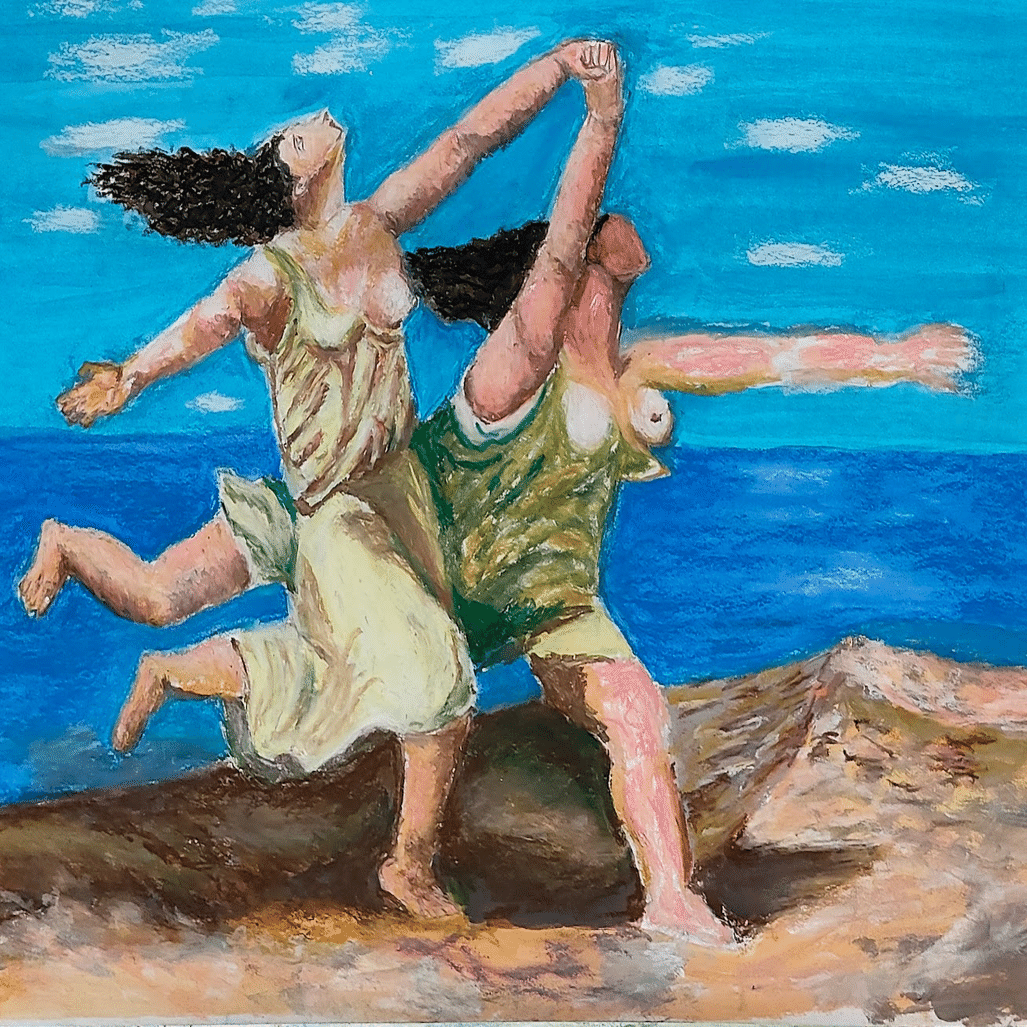 絵画ミニミニミステリー 第138回「パブロ・ピカソ『海辺を走る二人