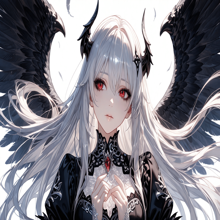 ほんのりお化粧】銀髪ダークエンジェルさんのBefore＆After｜ yuria