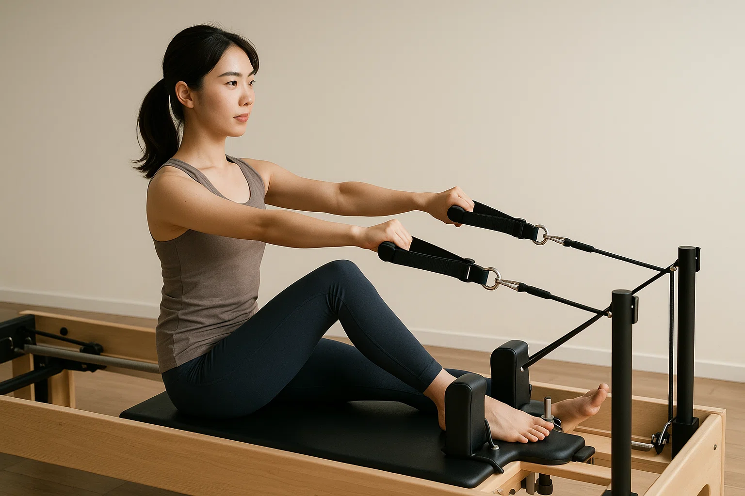 トレーニングマシン ピラティス リフォーマー 自宅 Amazon co jp 