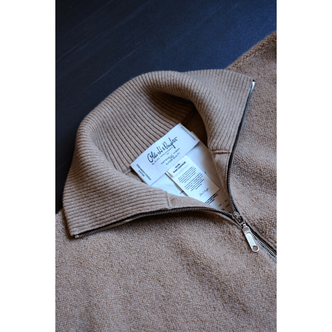 トラックジャケットの概念を超えた、カシミヤの極地 ”olde h&daughter