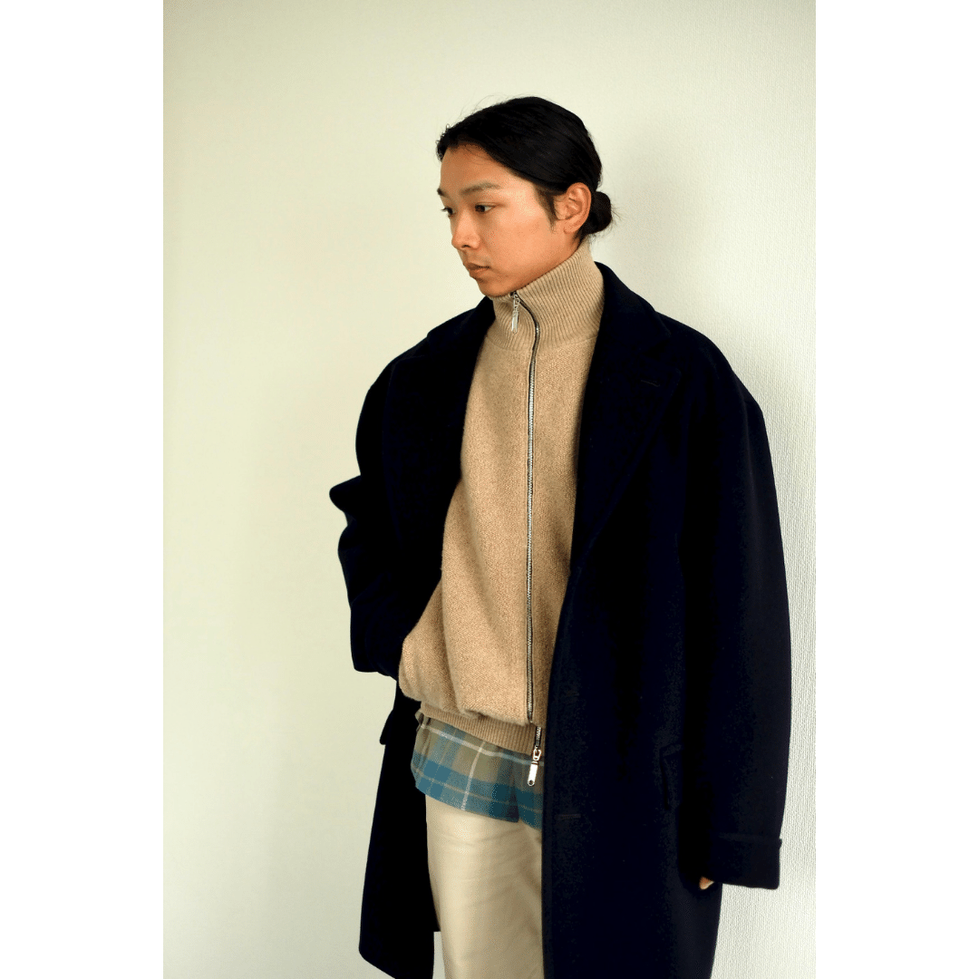 トラックジャケットの概念を超えた、カシミヤの極地 ”olde h&daughter トラックジャケットの概念を超えた、カシミヤの極地 ”olde h&daughter