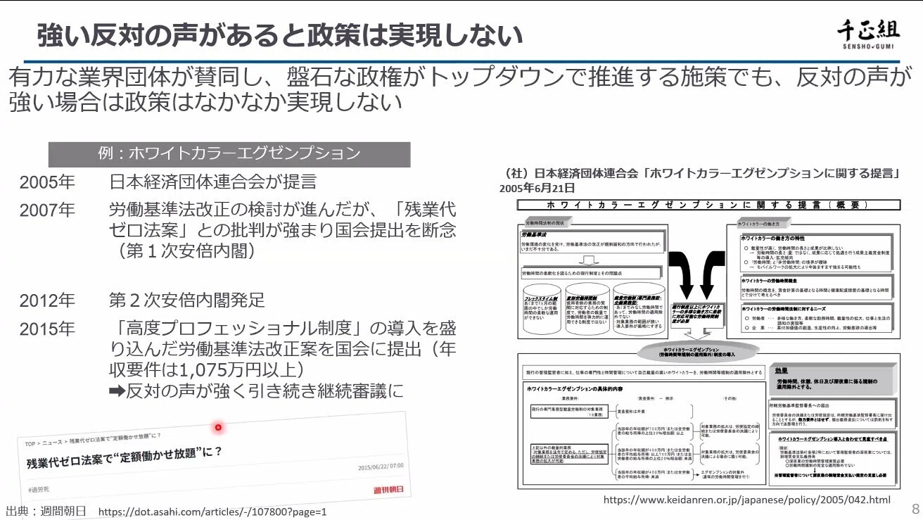政策形成に関わるステークホルダー：政治、行政、民間の役割と連携
