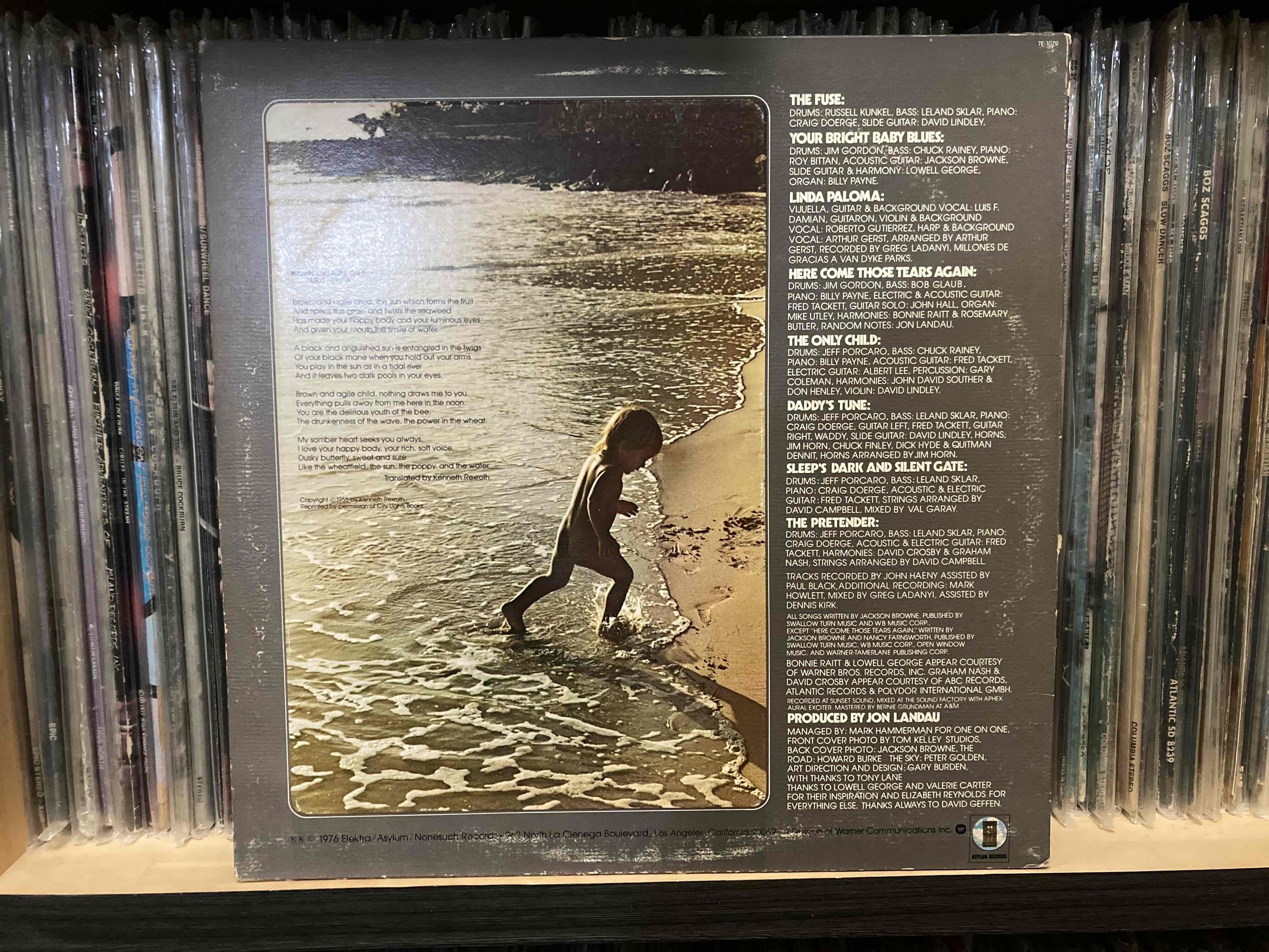 Jackson Browne [The Pretender] Asylum 7E-1079 ｜naruru's Record