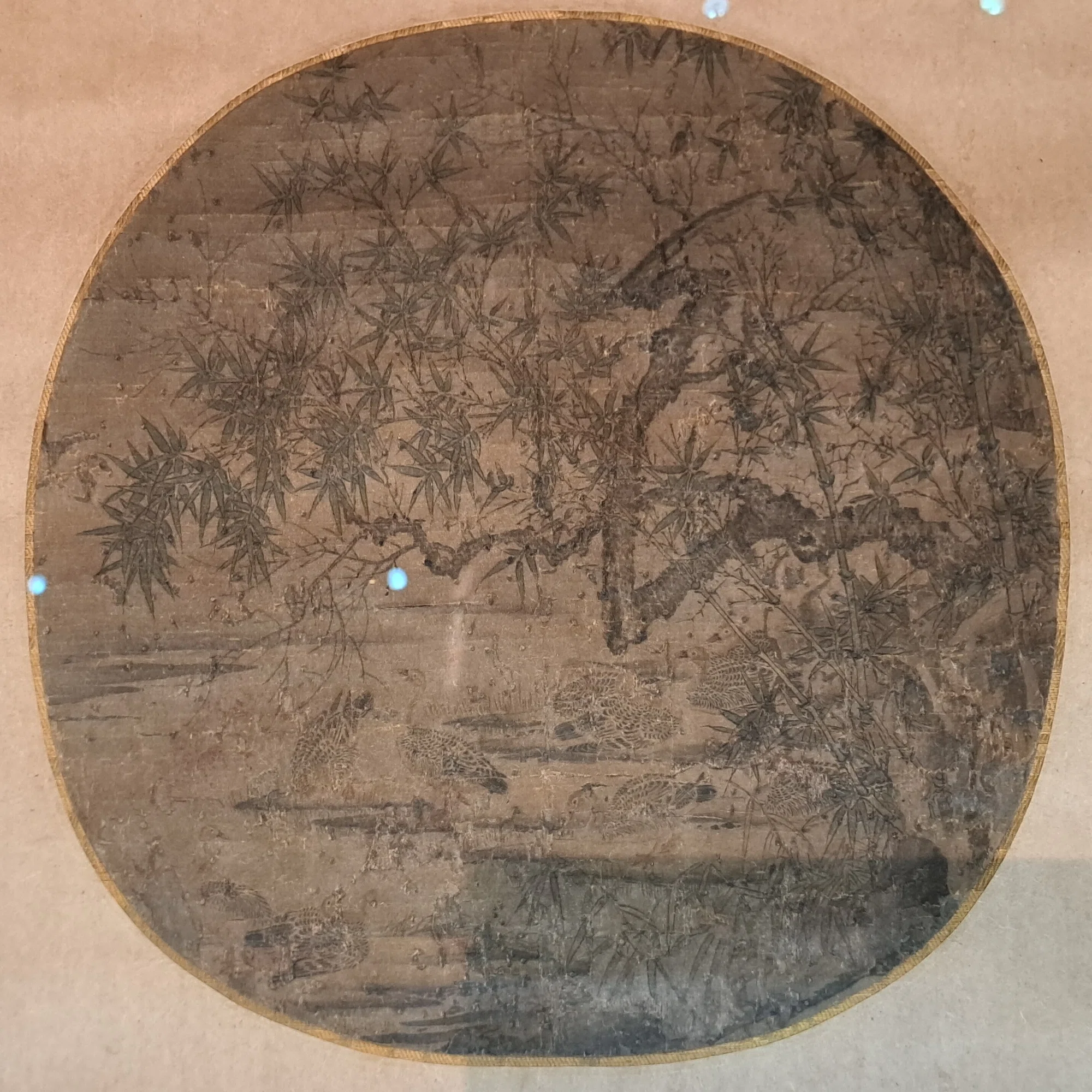 中国書画精華—宋・元時代の名品—＞（東京国立博物館）：山水画の樹木 