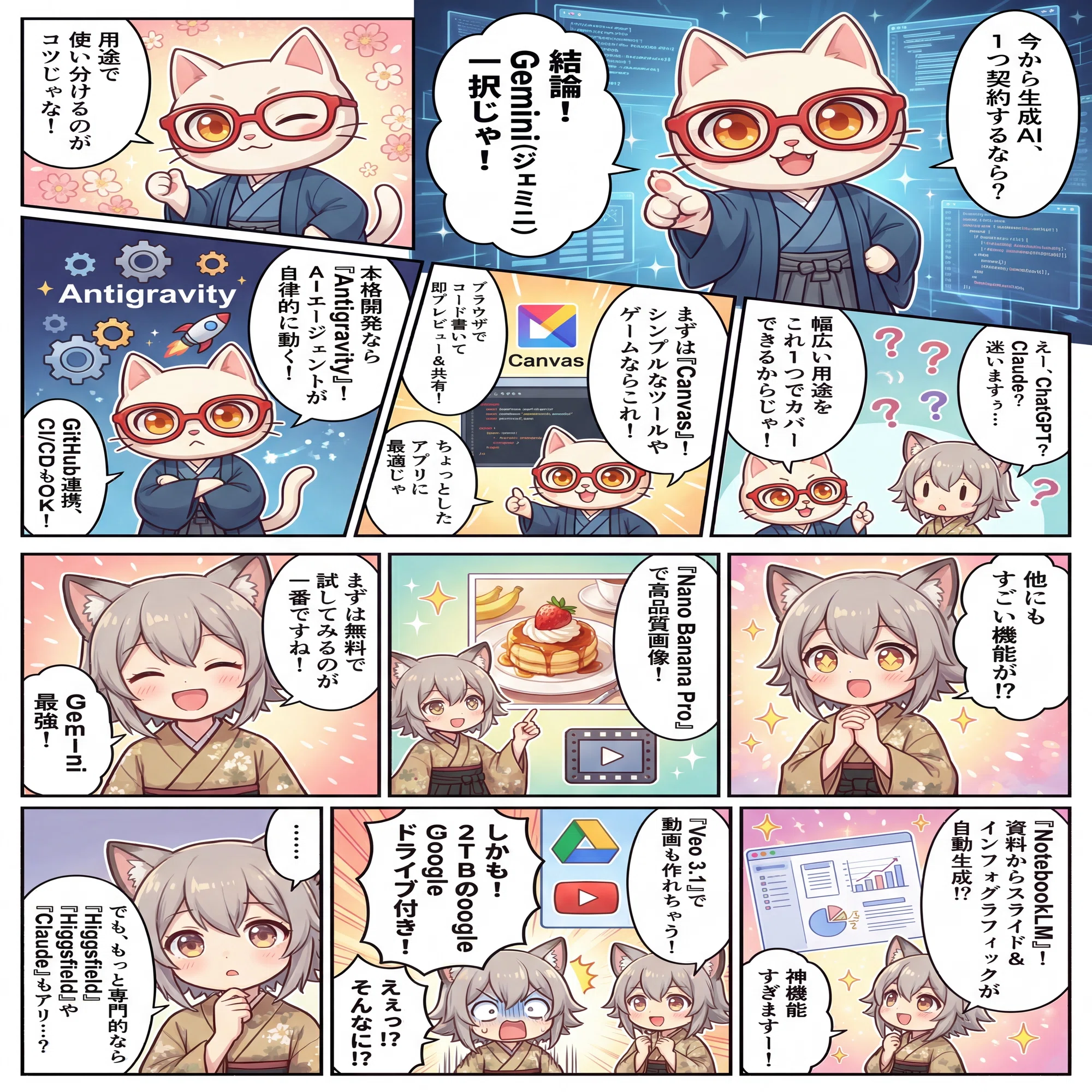 今から生成AIサービスを1つだけ契約するなら「Gemini」一択な理由