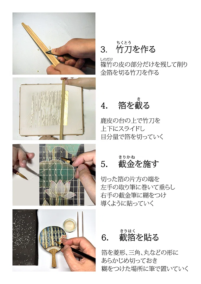 截金の技法 截金（きりかね）幻の古典技法のロマンを伝えたい：鷲尾美陽子の自己
