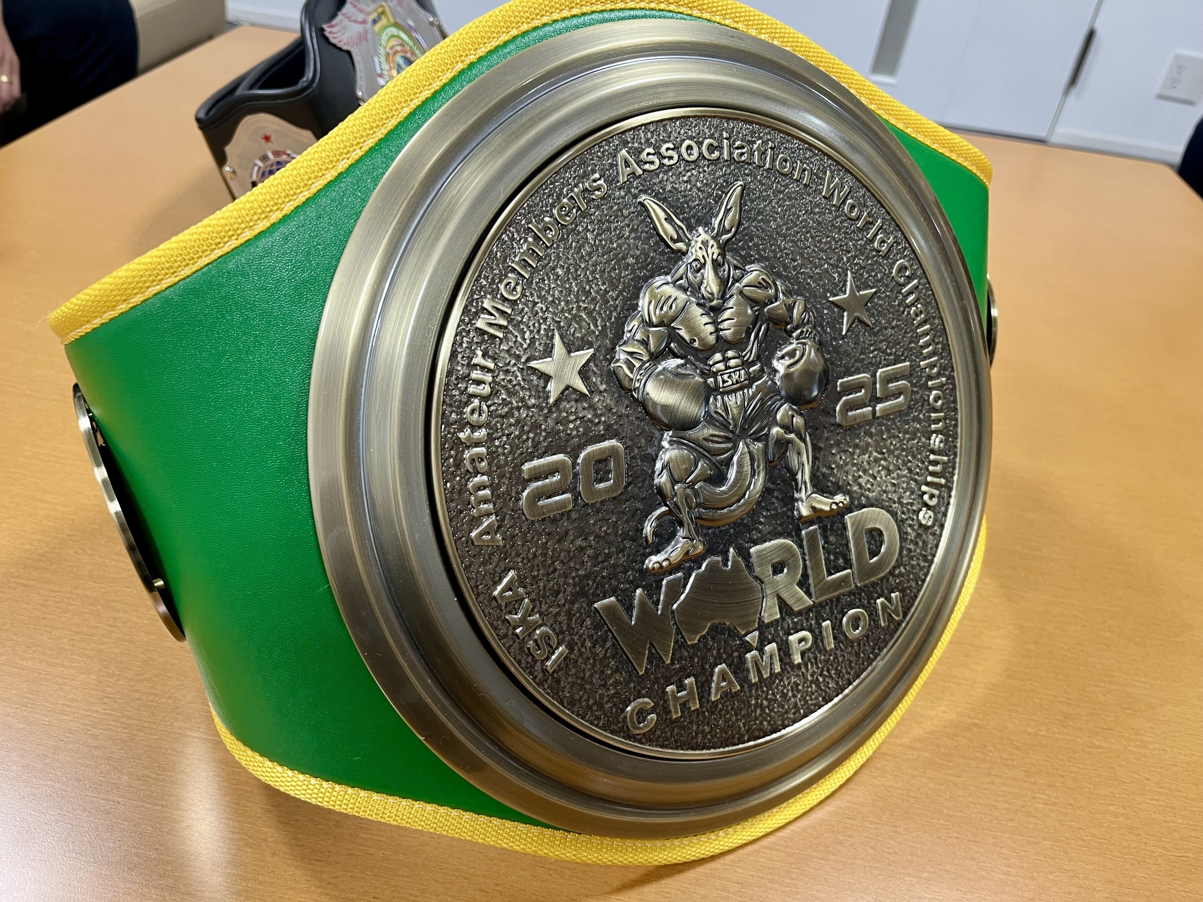 2025/12/4 文命中・益田想獅さん キックボクシング世界チャンピオンに