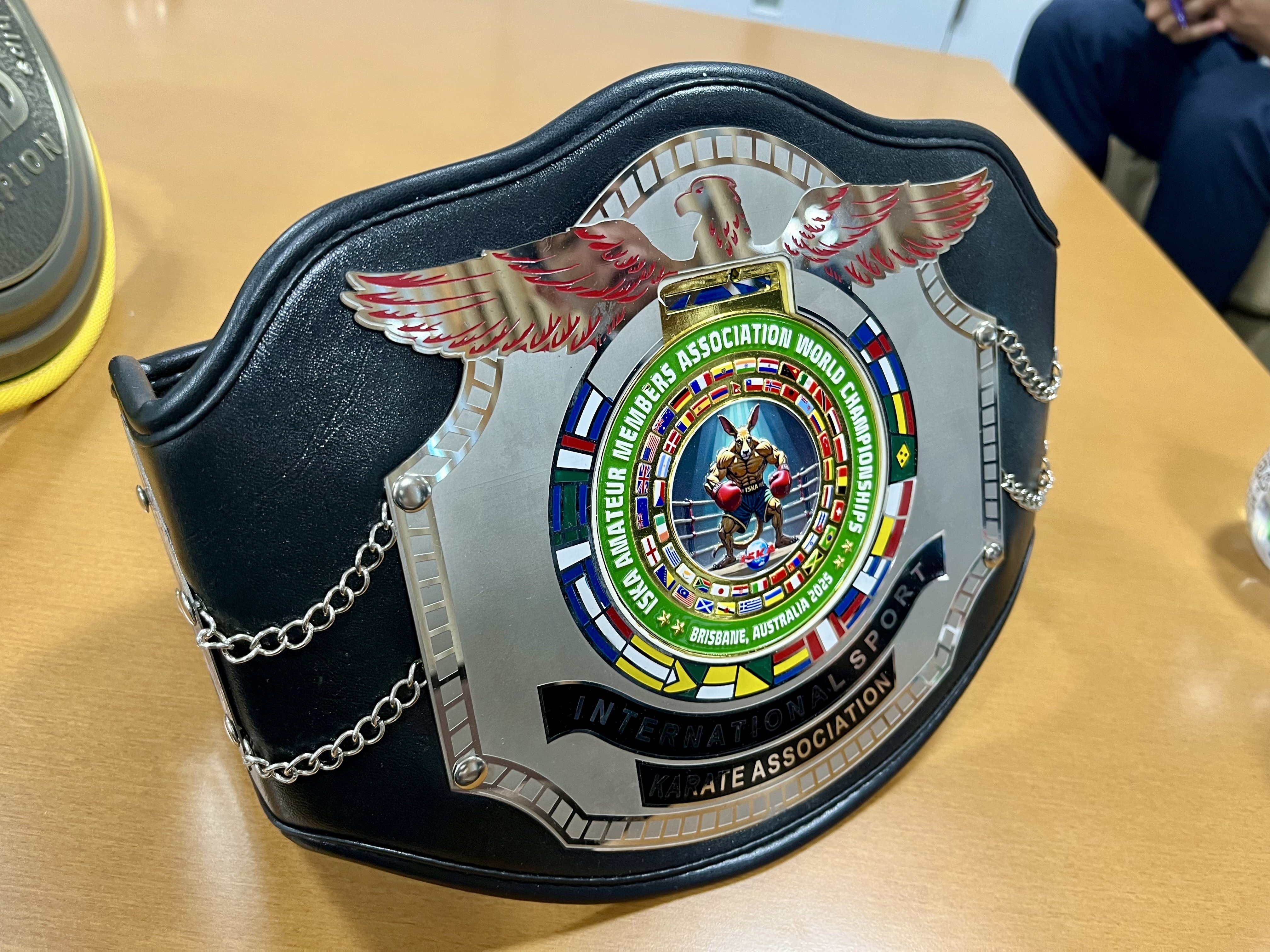 2025/12/4 文命中・益田想獅さん キックボクシング世界チャンピオンに